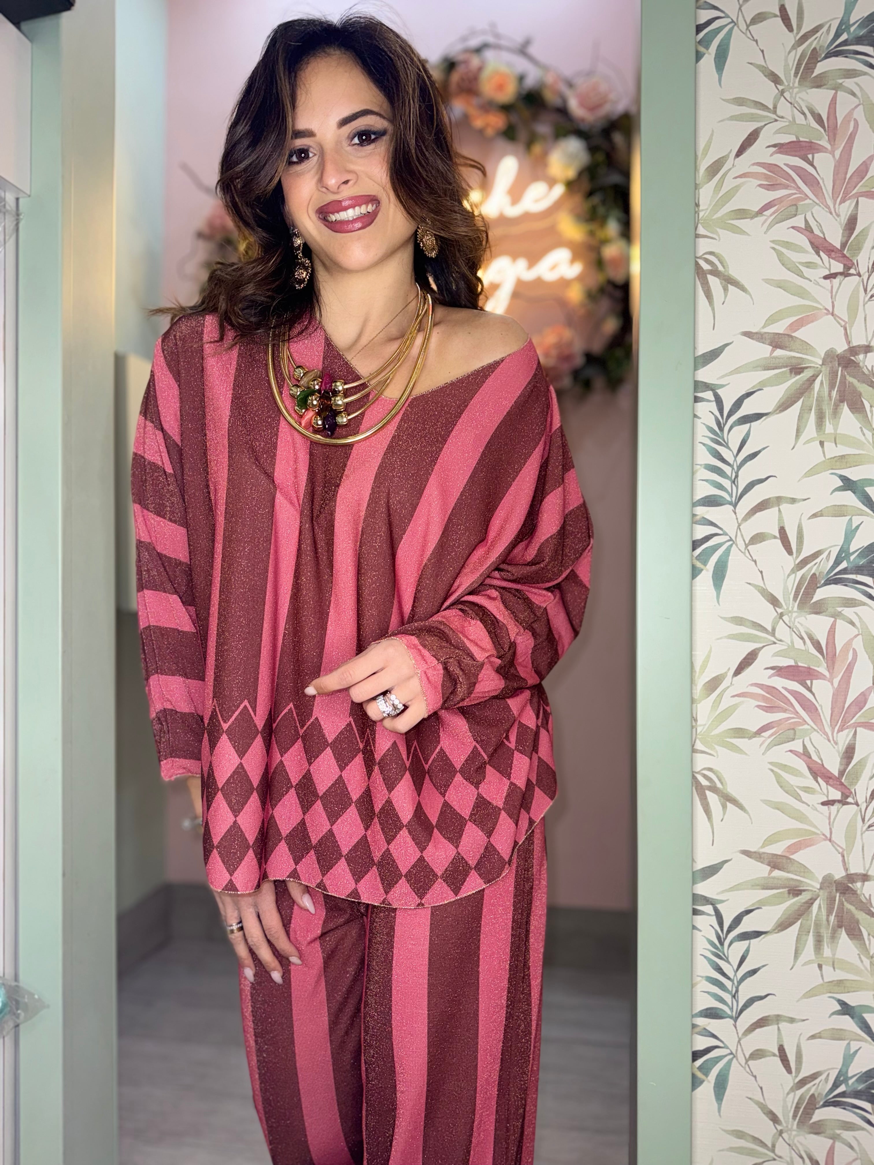 Coordinato ETNICO lurex