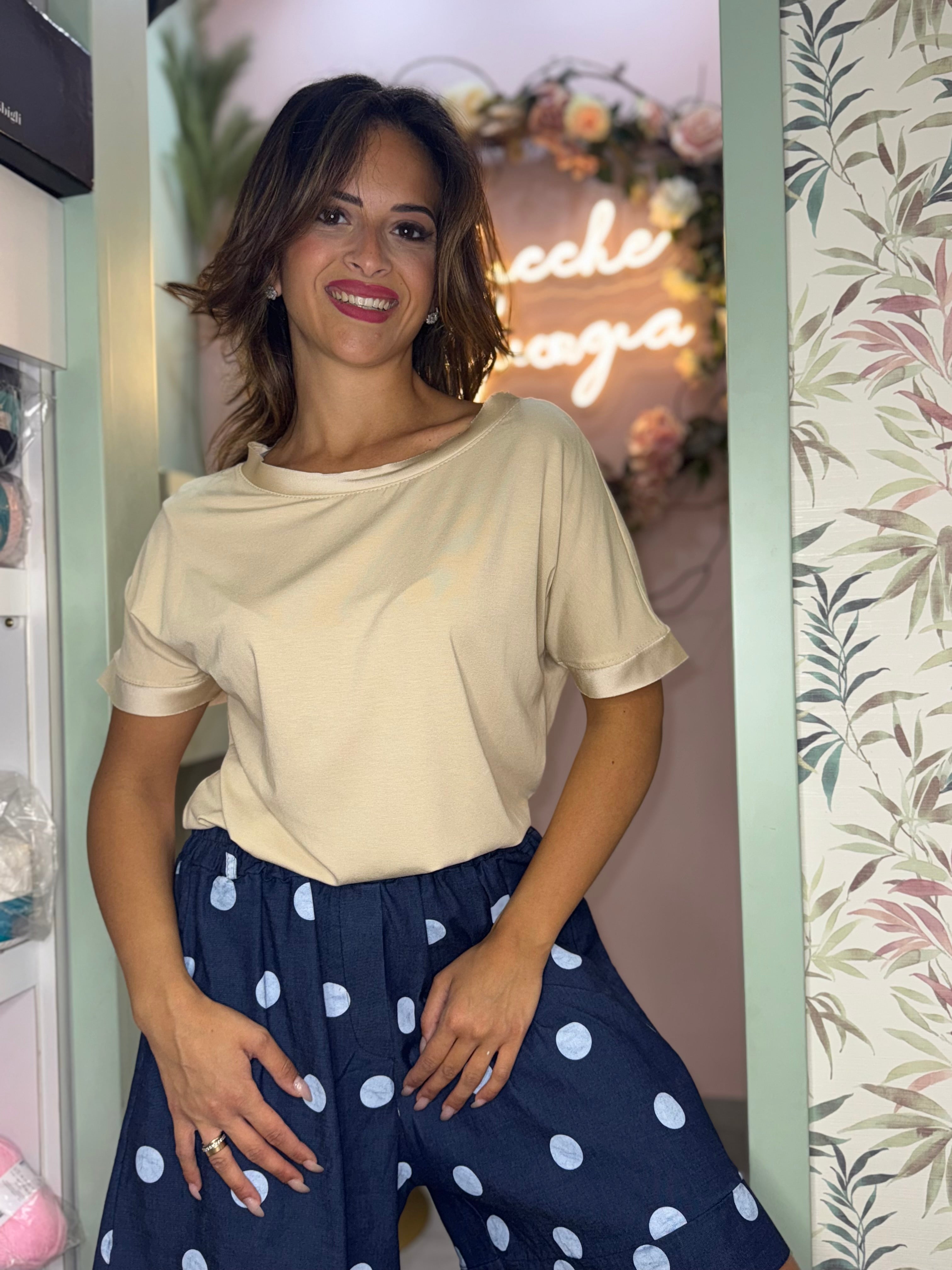Shirt collo in raso