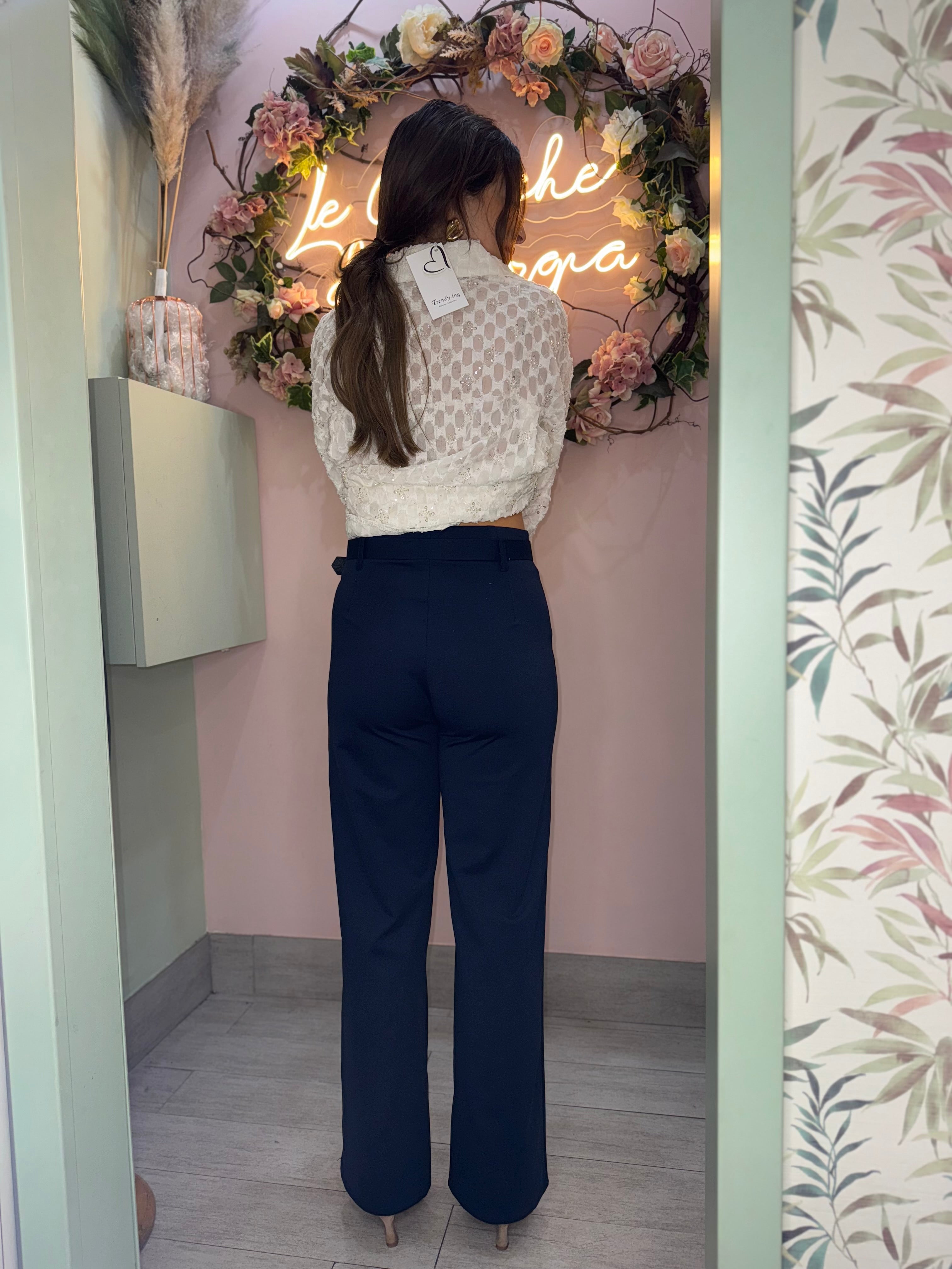 Pantalone punto cotone