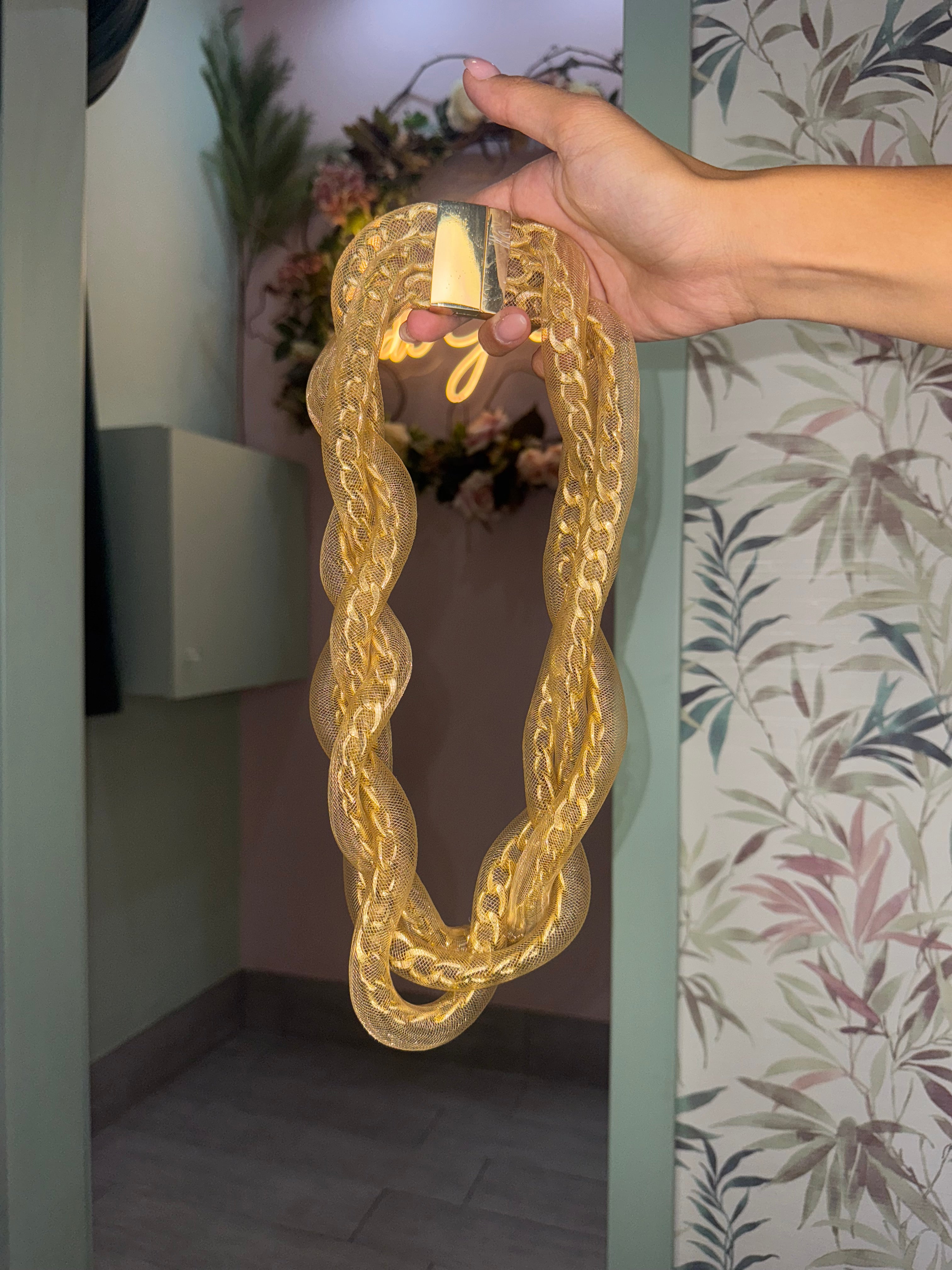 Collana treccia