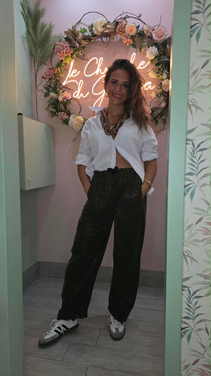Pantalone ballon animalier