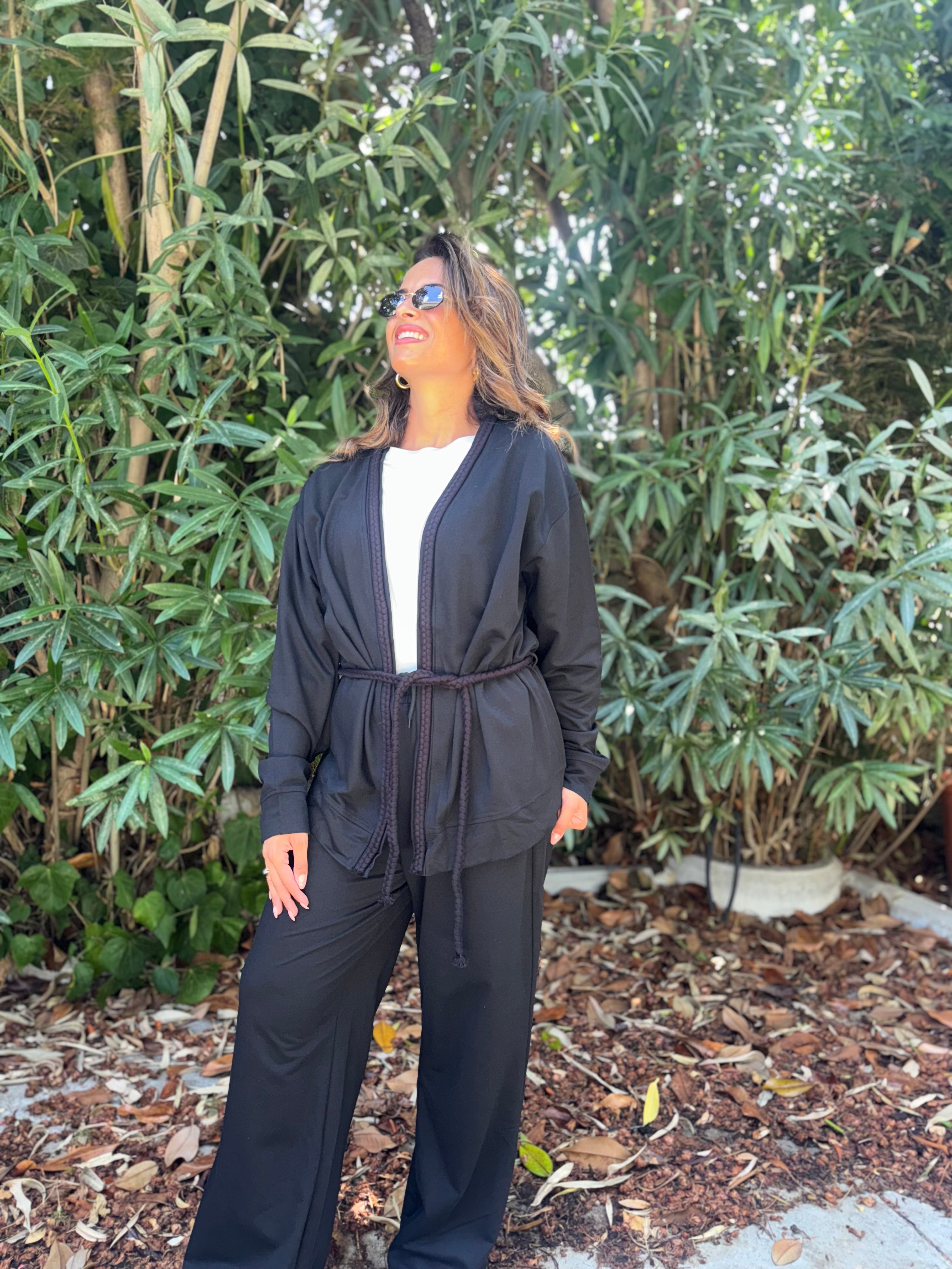 Coordinato treccia