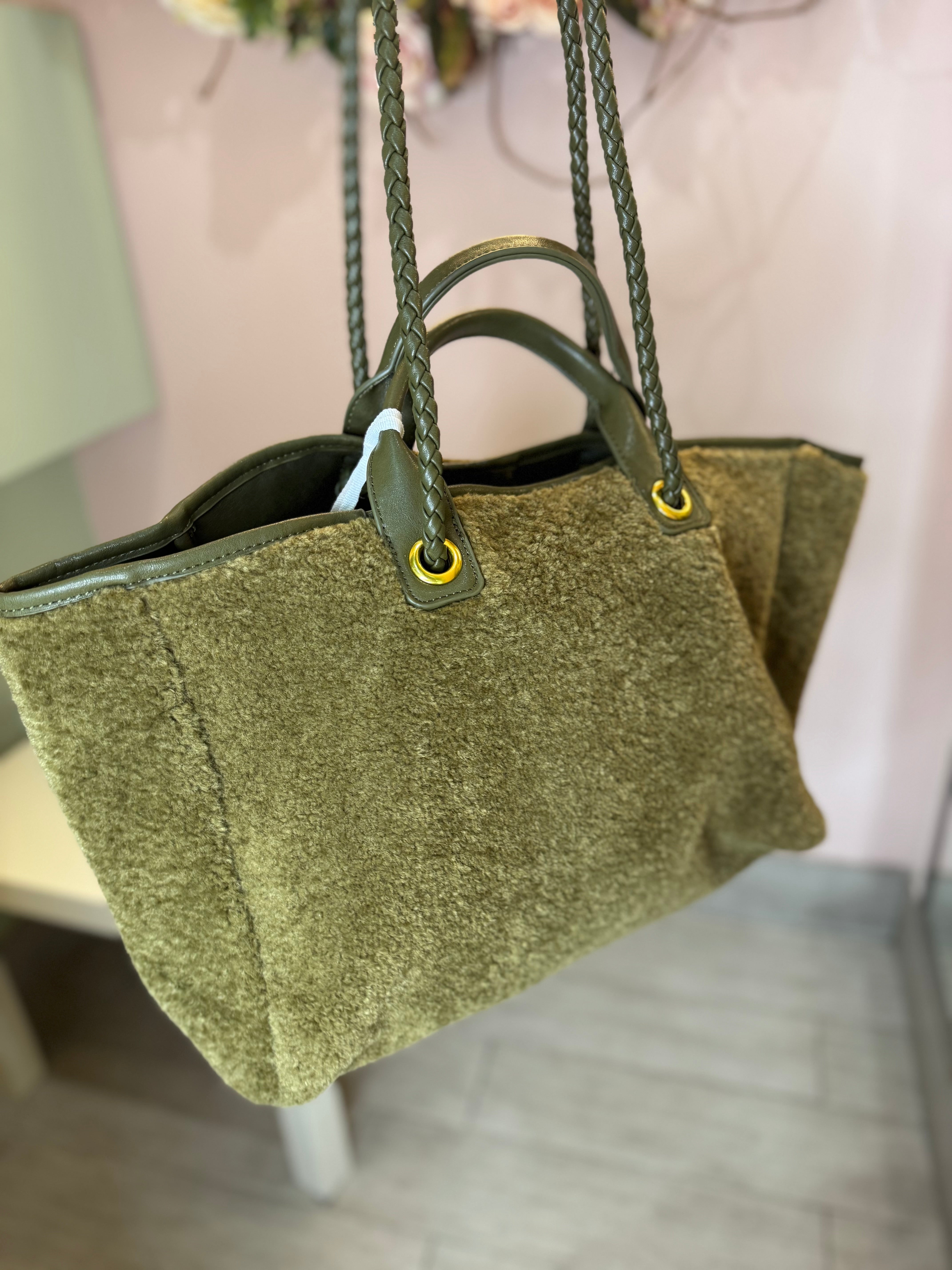 Borsa verde buoble