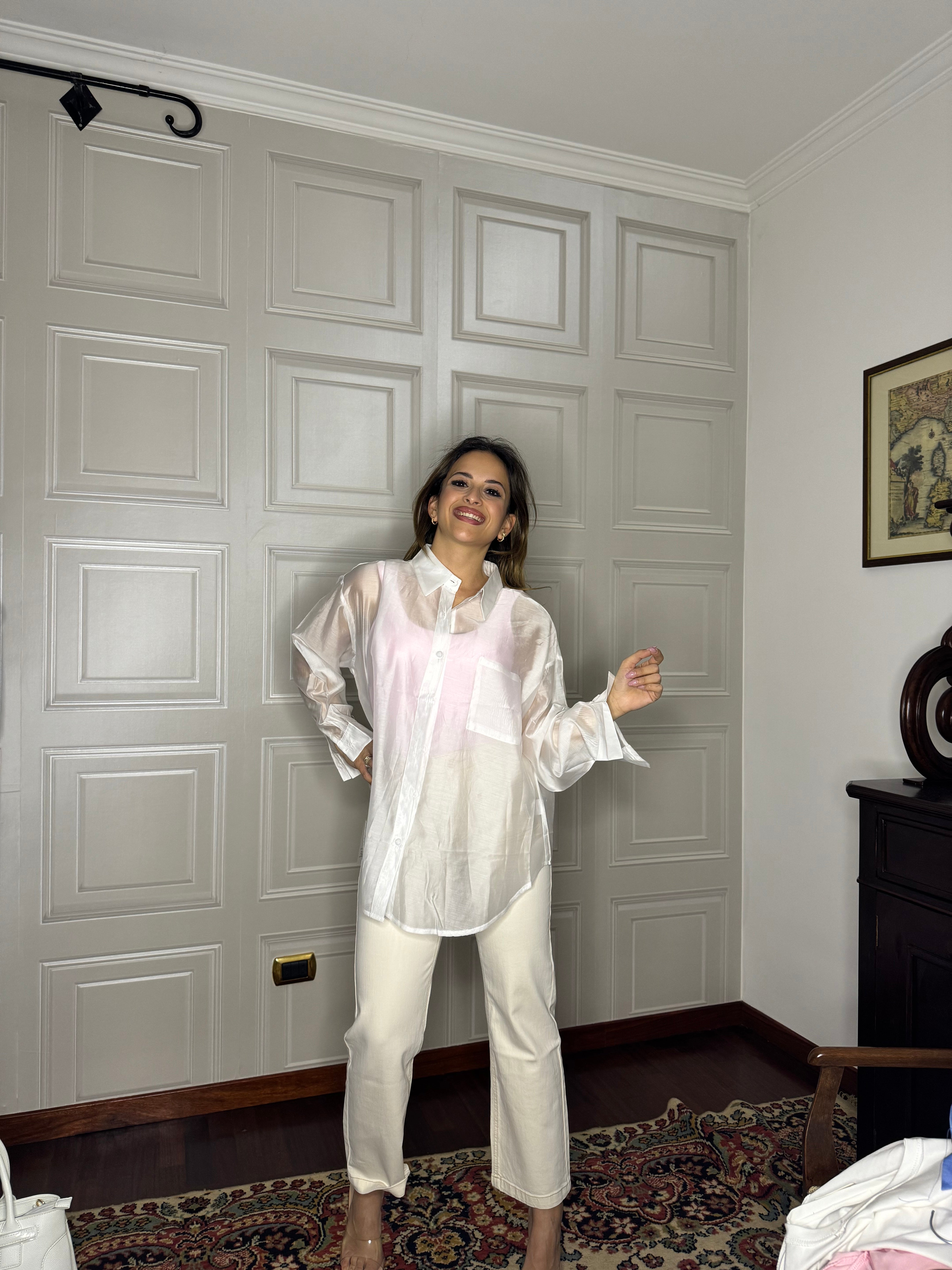 Camicia Pastel Organza