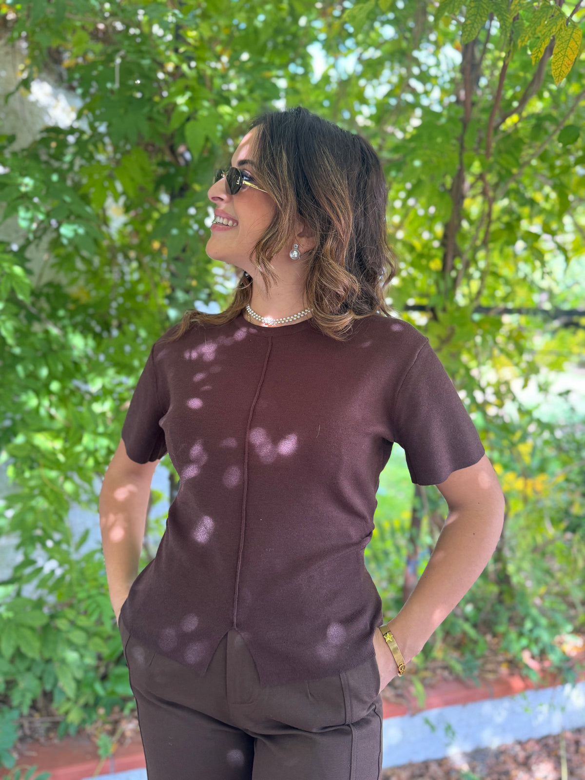 Maglia lana basic