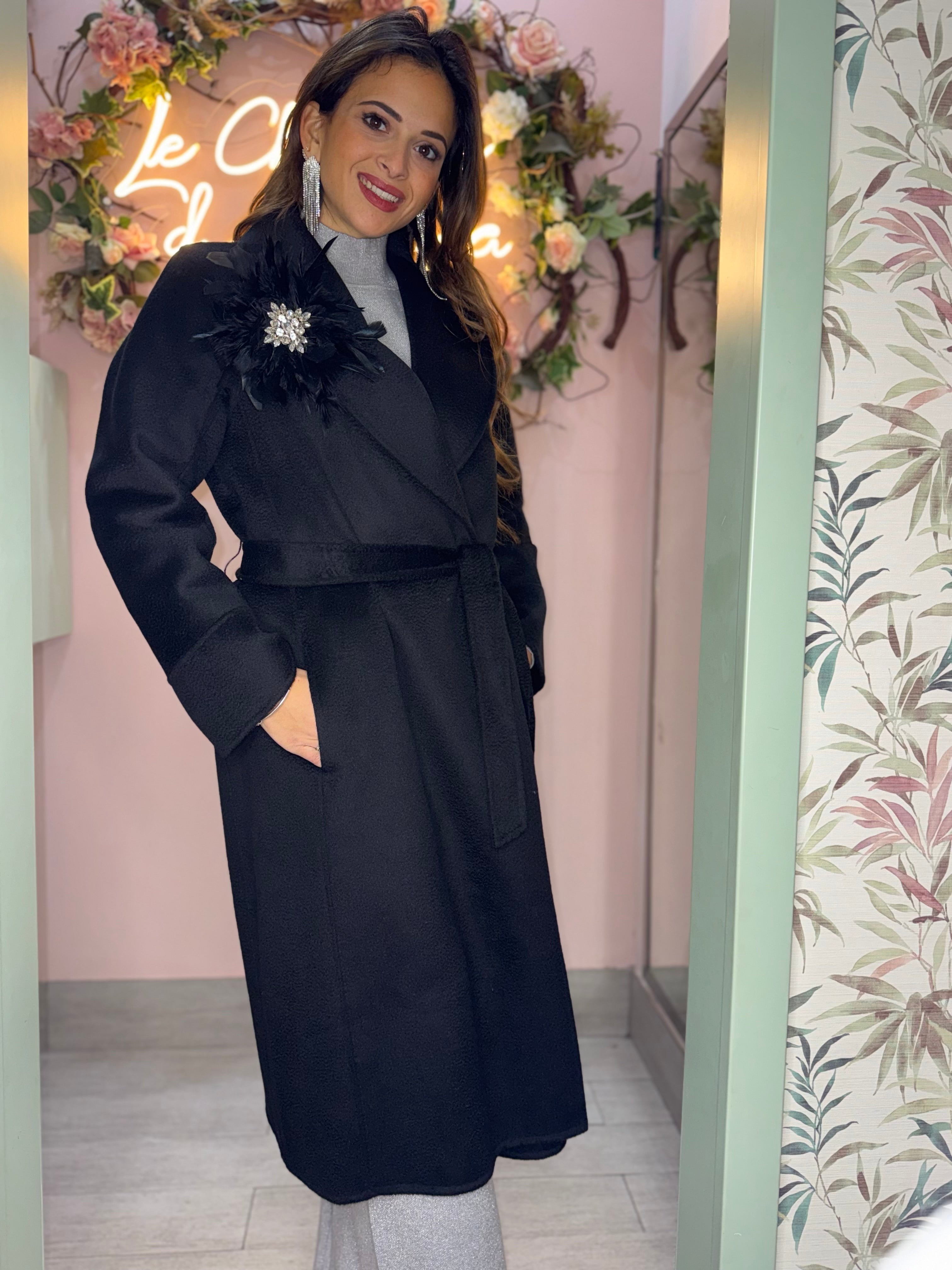 Cappotto velluto in lana