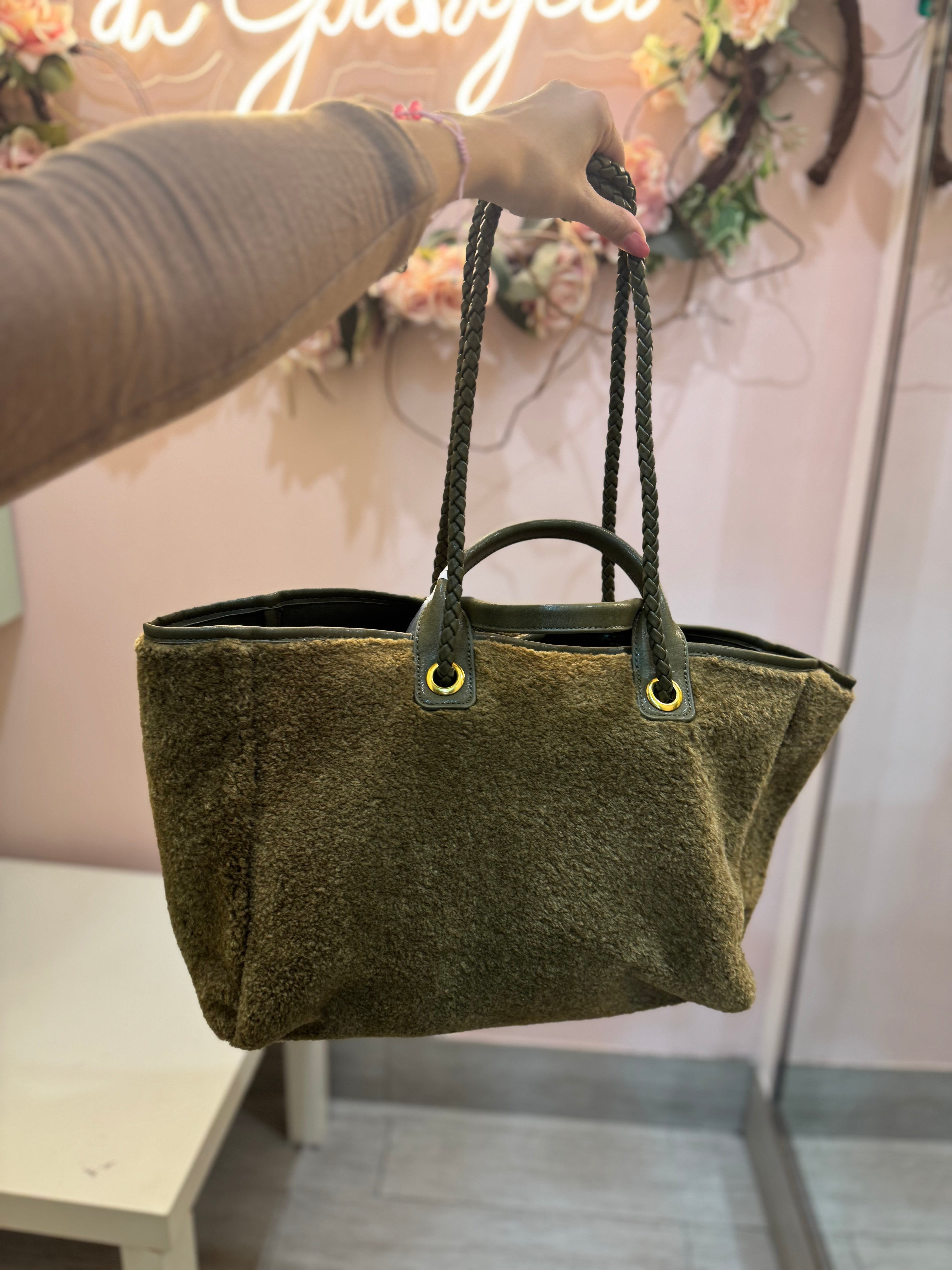 Borsa verde buoble