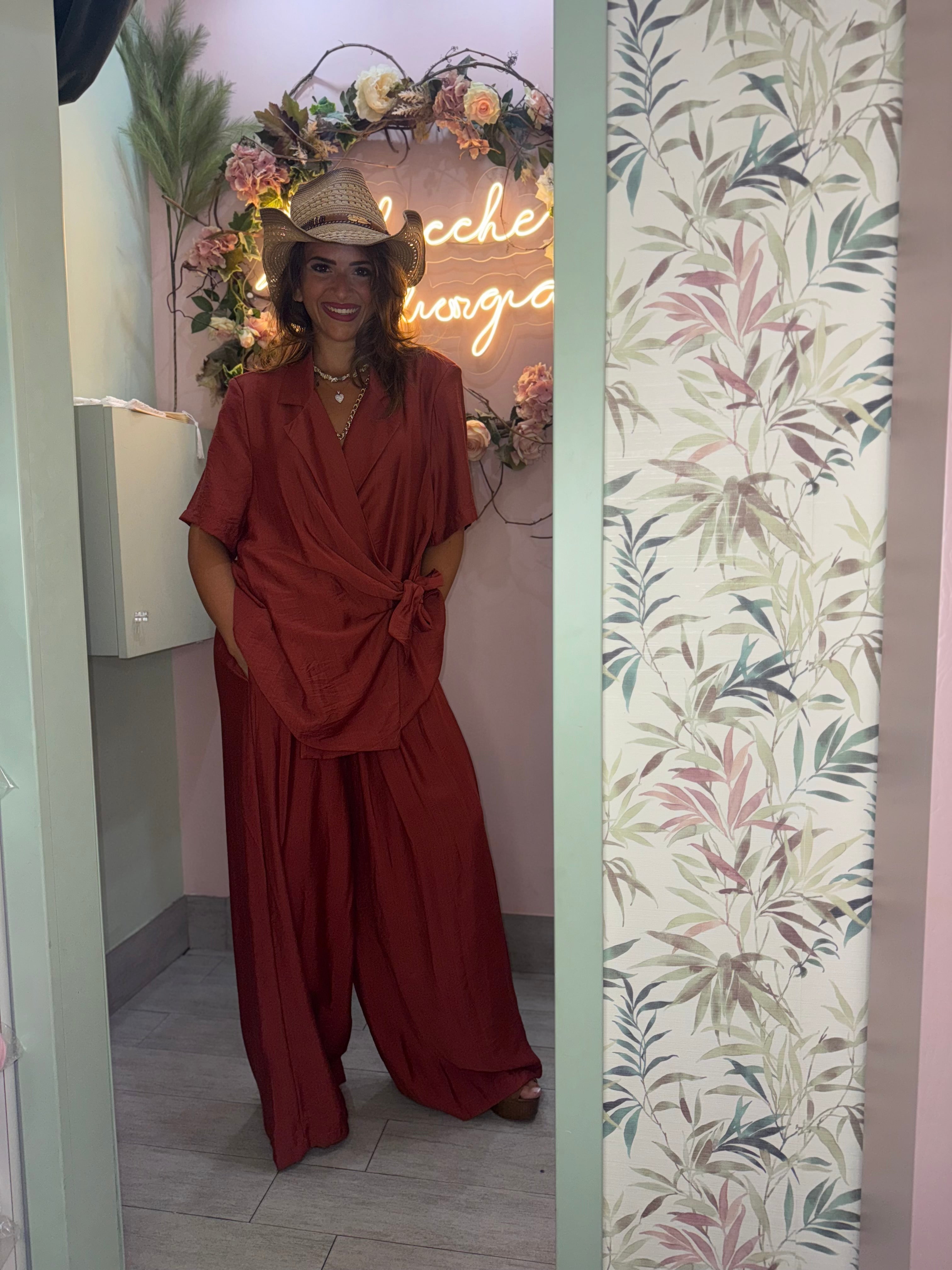 Coordinato CURVY terracotta
