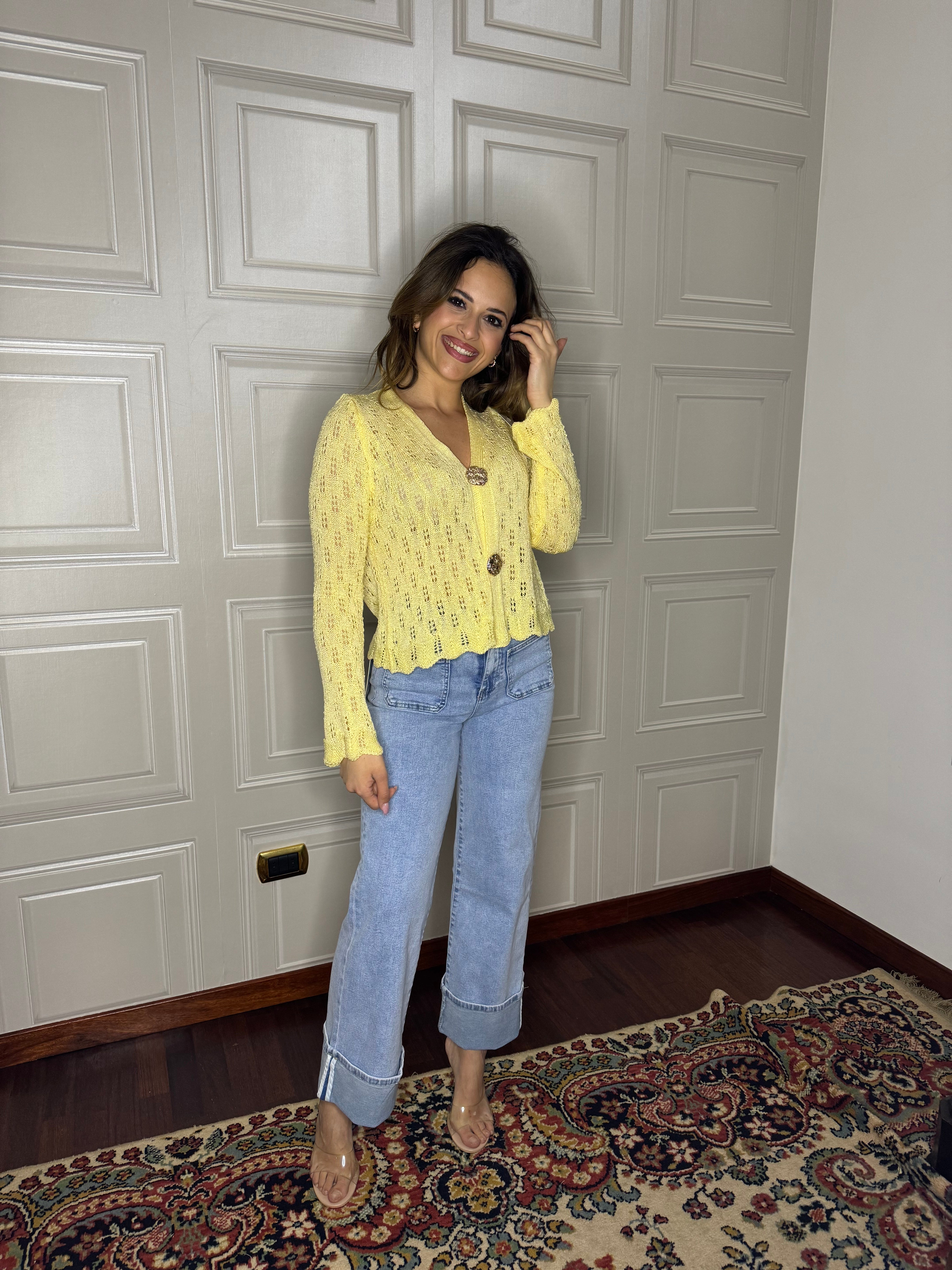 Jeans chiaro tasca