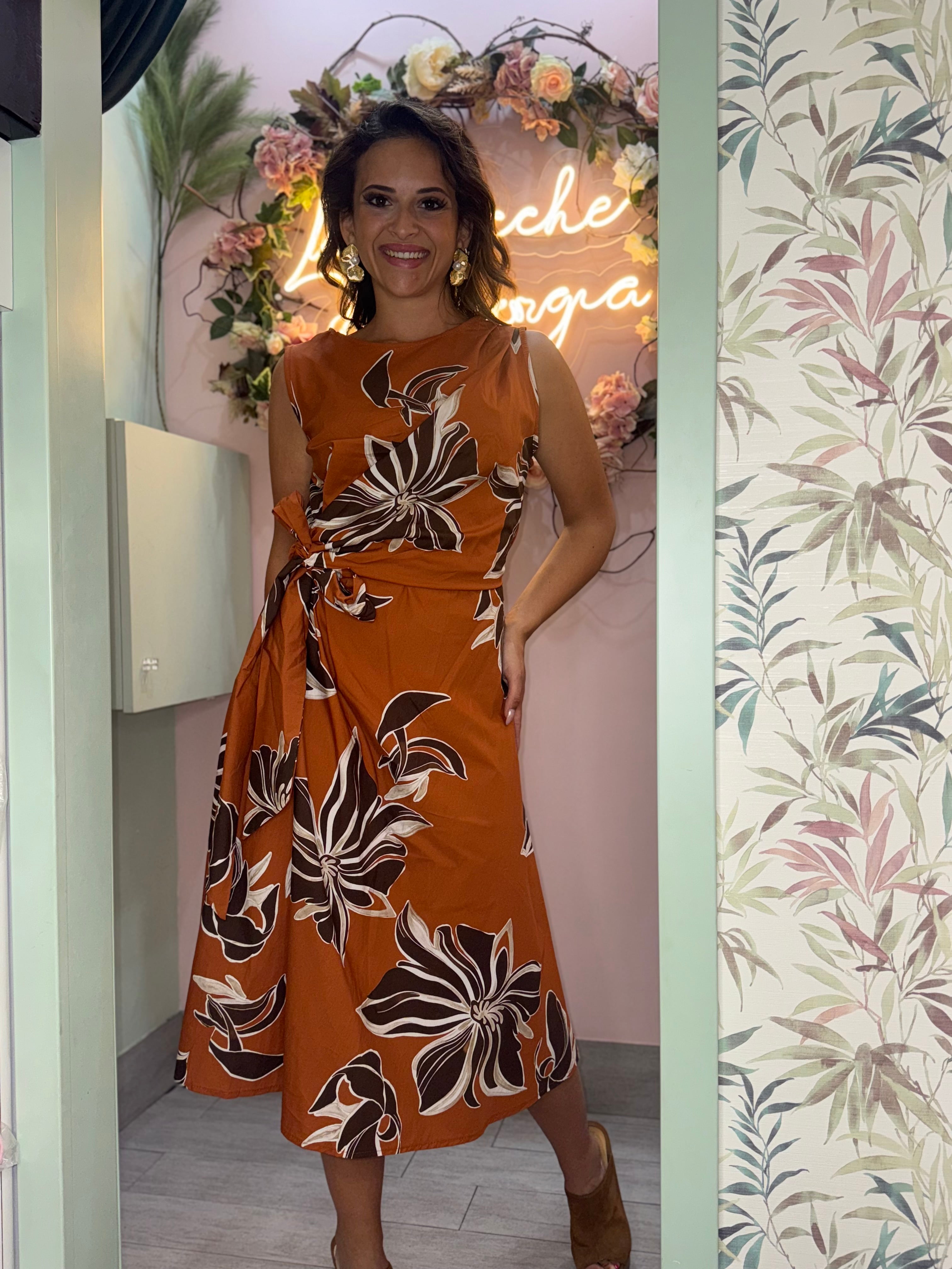 Vestito fiore maty