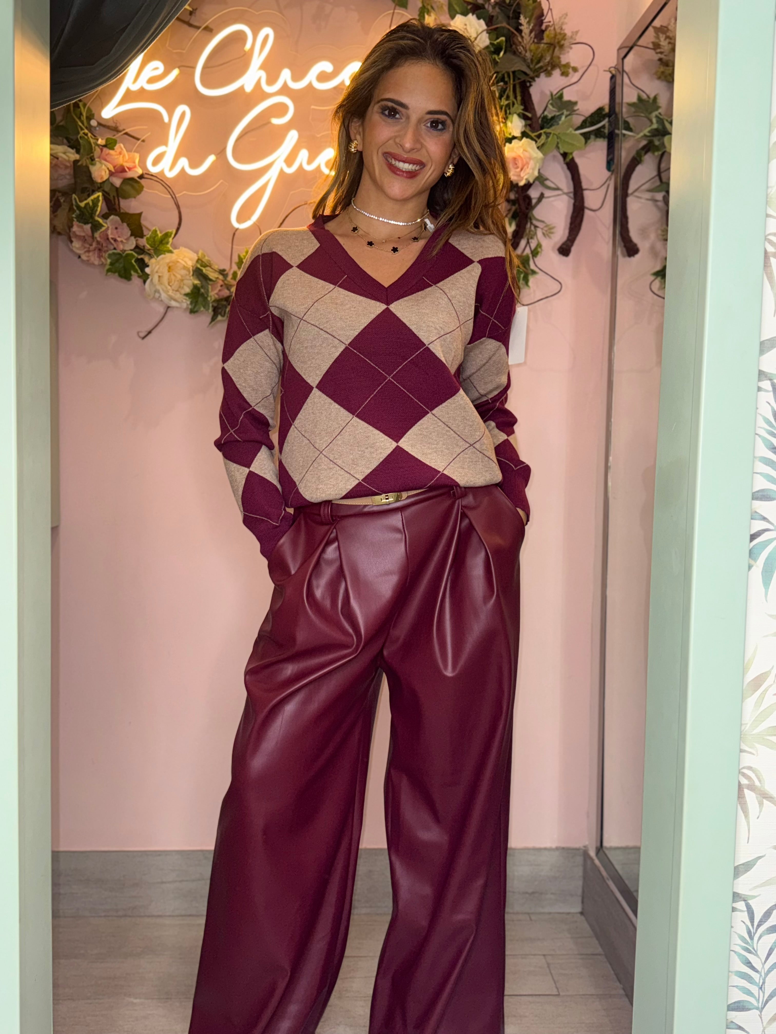 Maglioncino V quadro