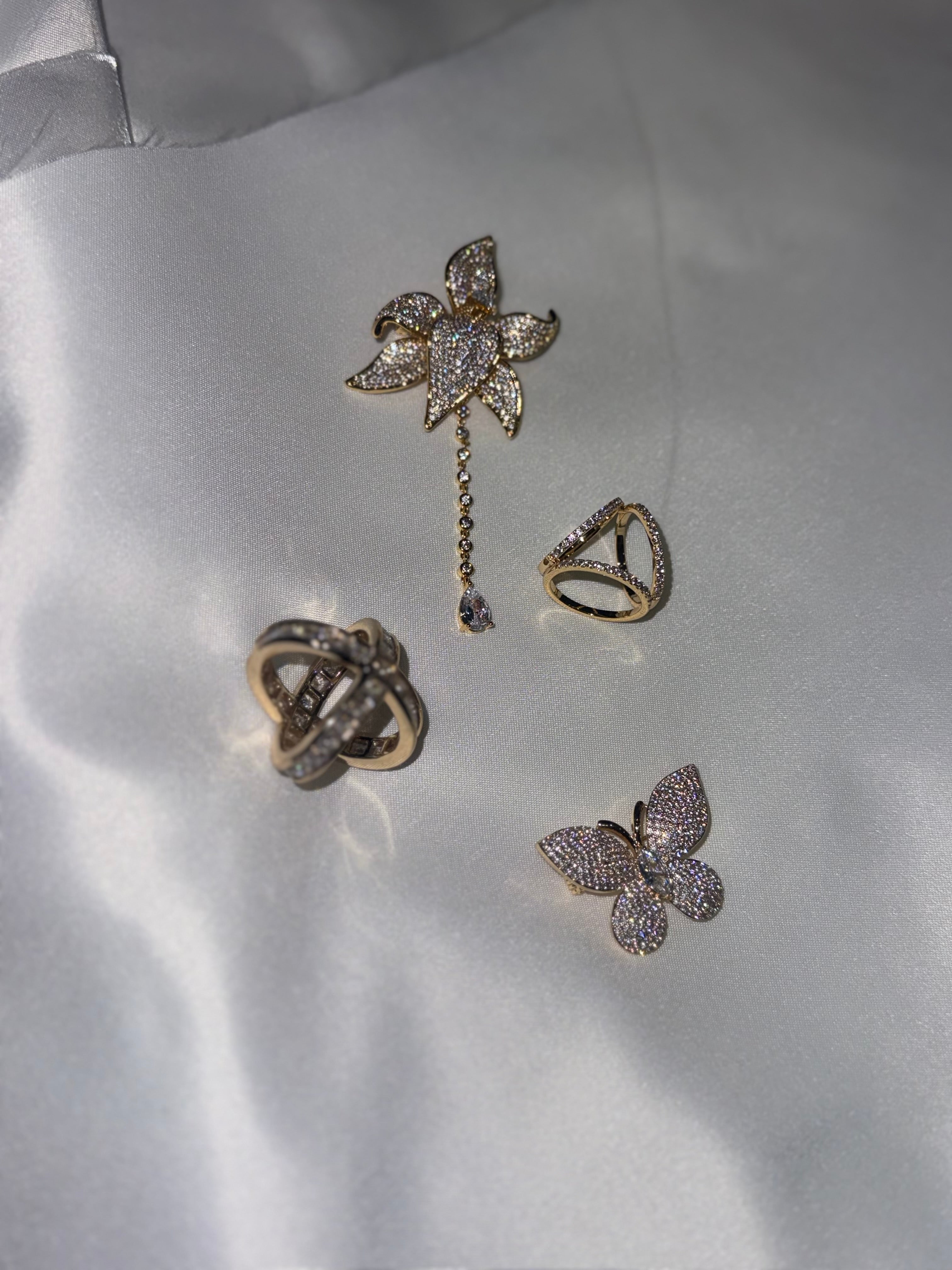 Mini foulard con applicazione