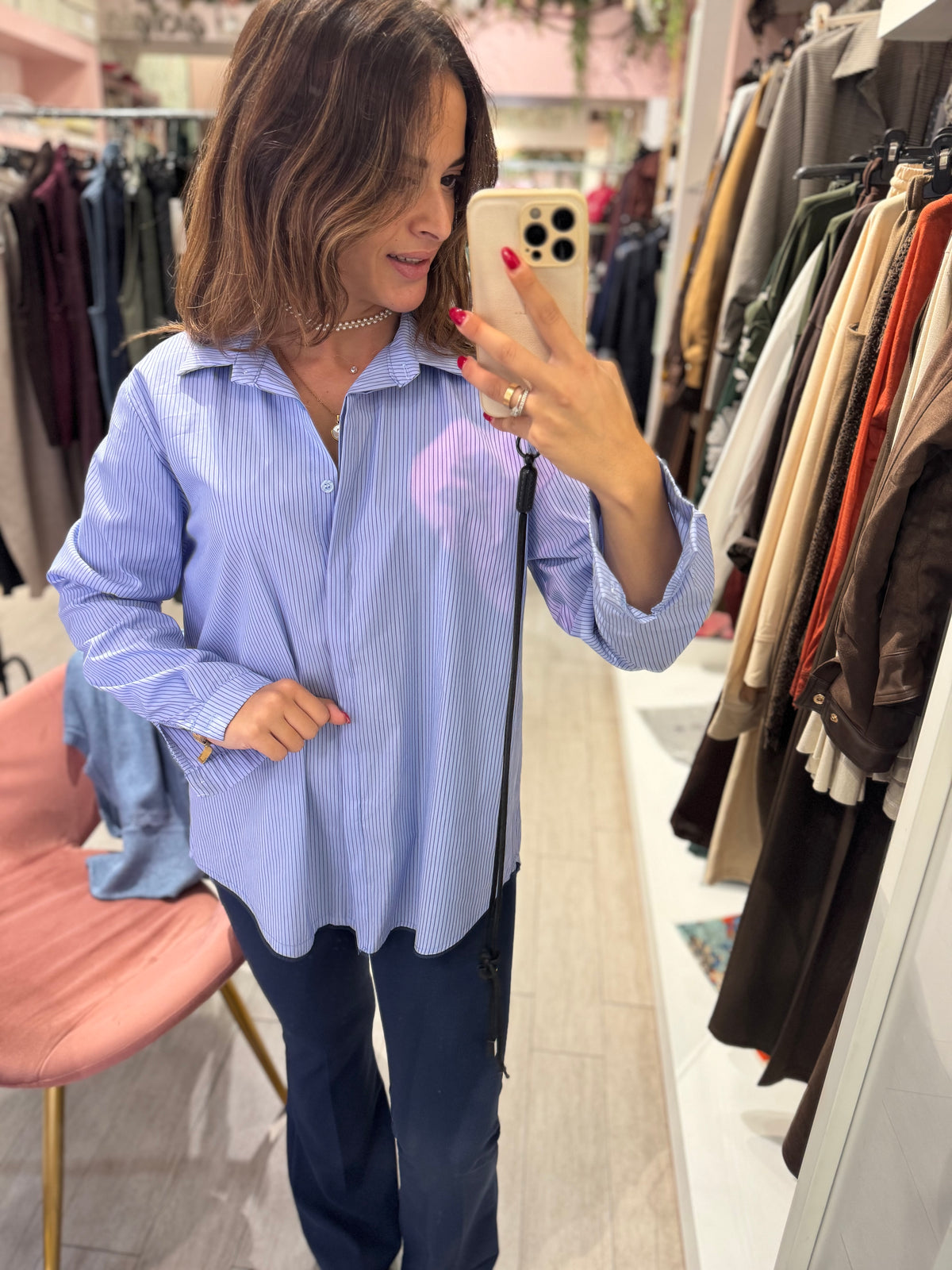 Camicia mini riga
