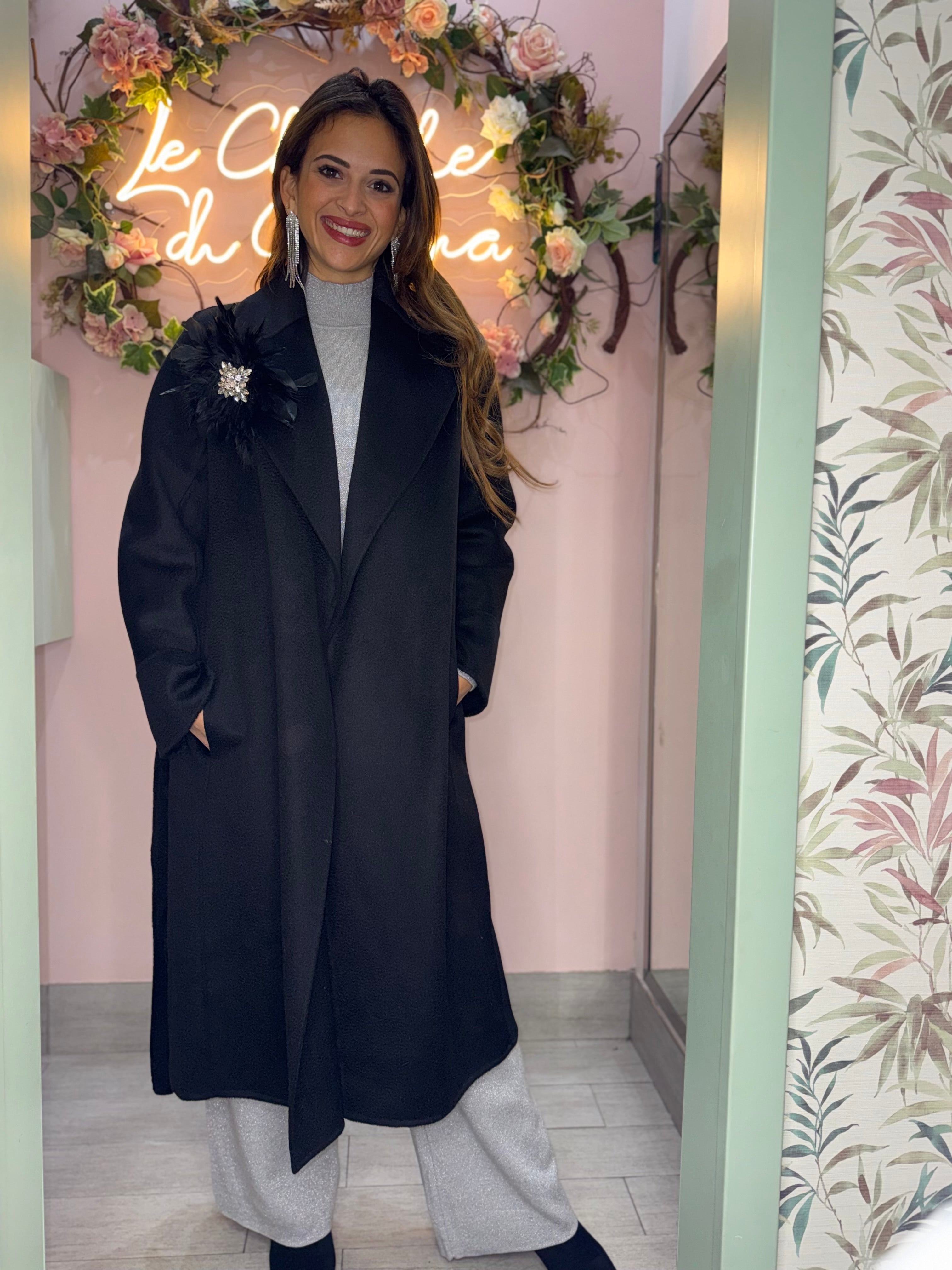 Cappotto velluto in lana