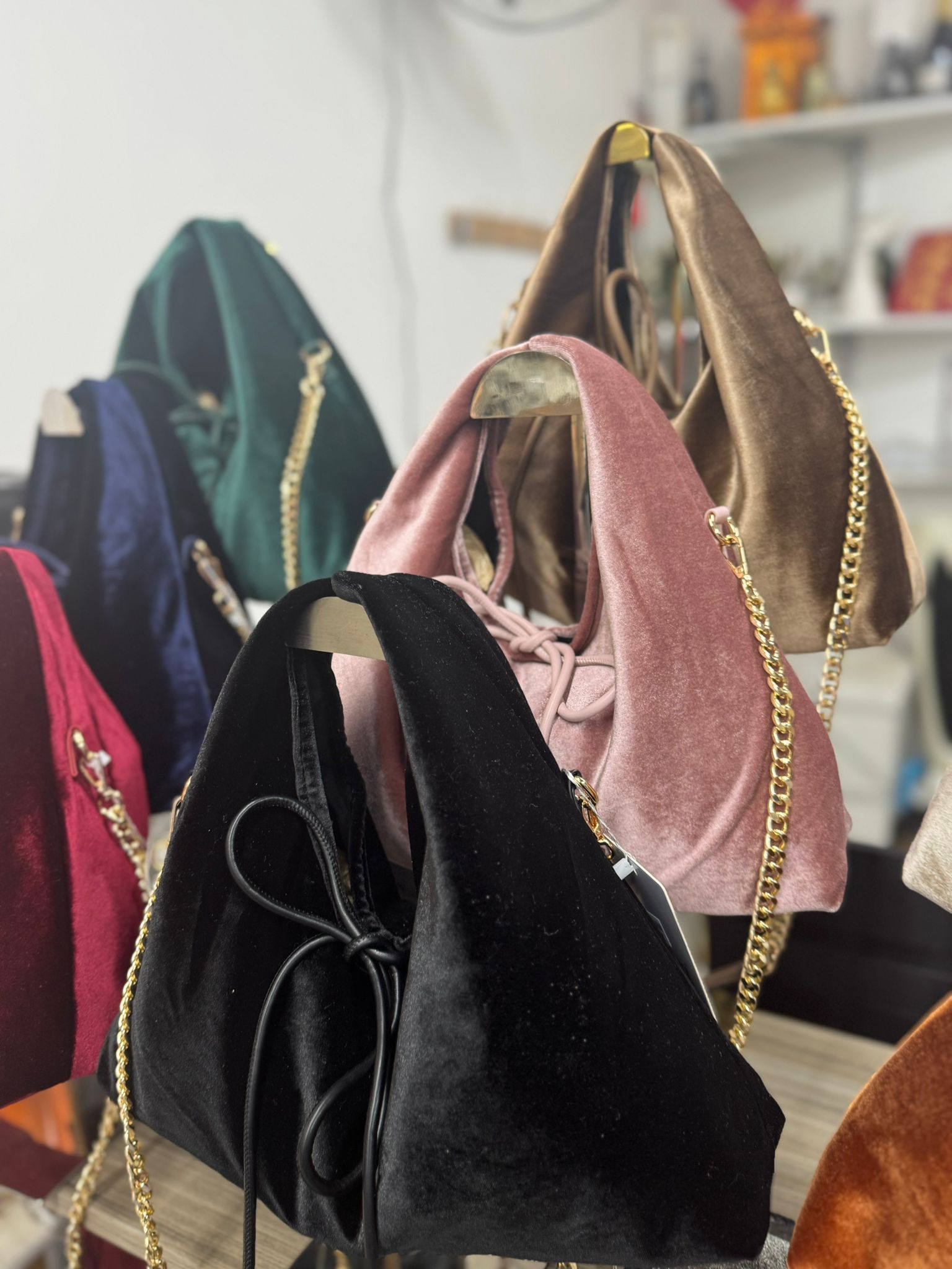 Borsa velluto
