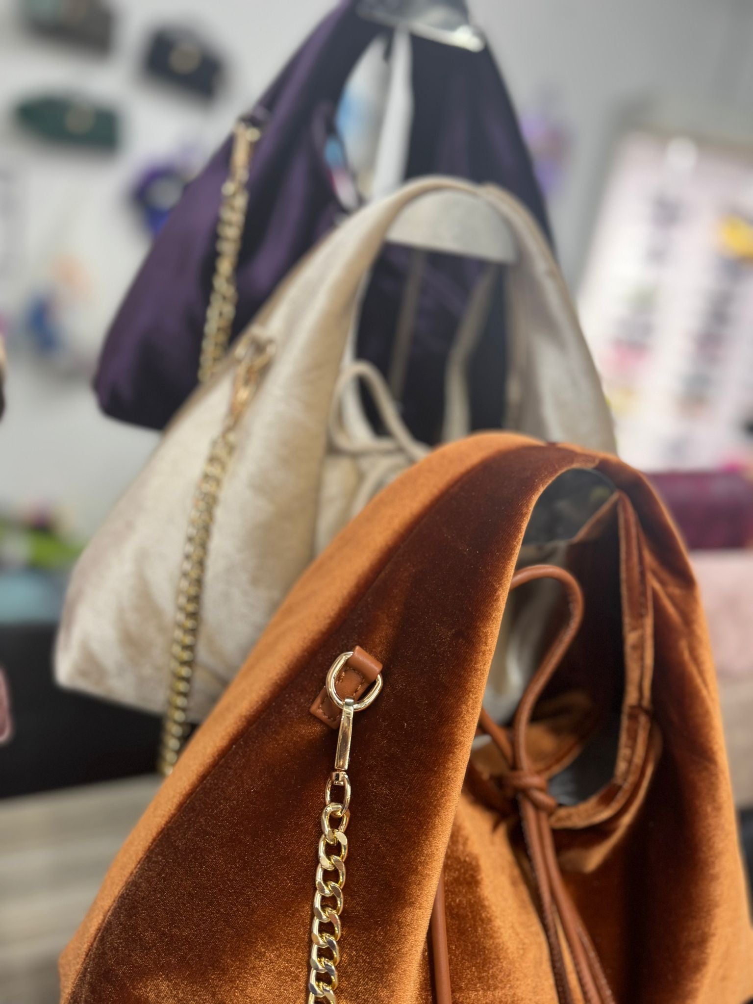 Borsa velluto