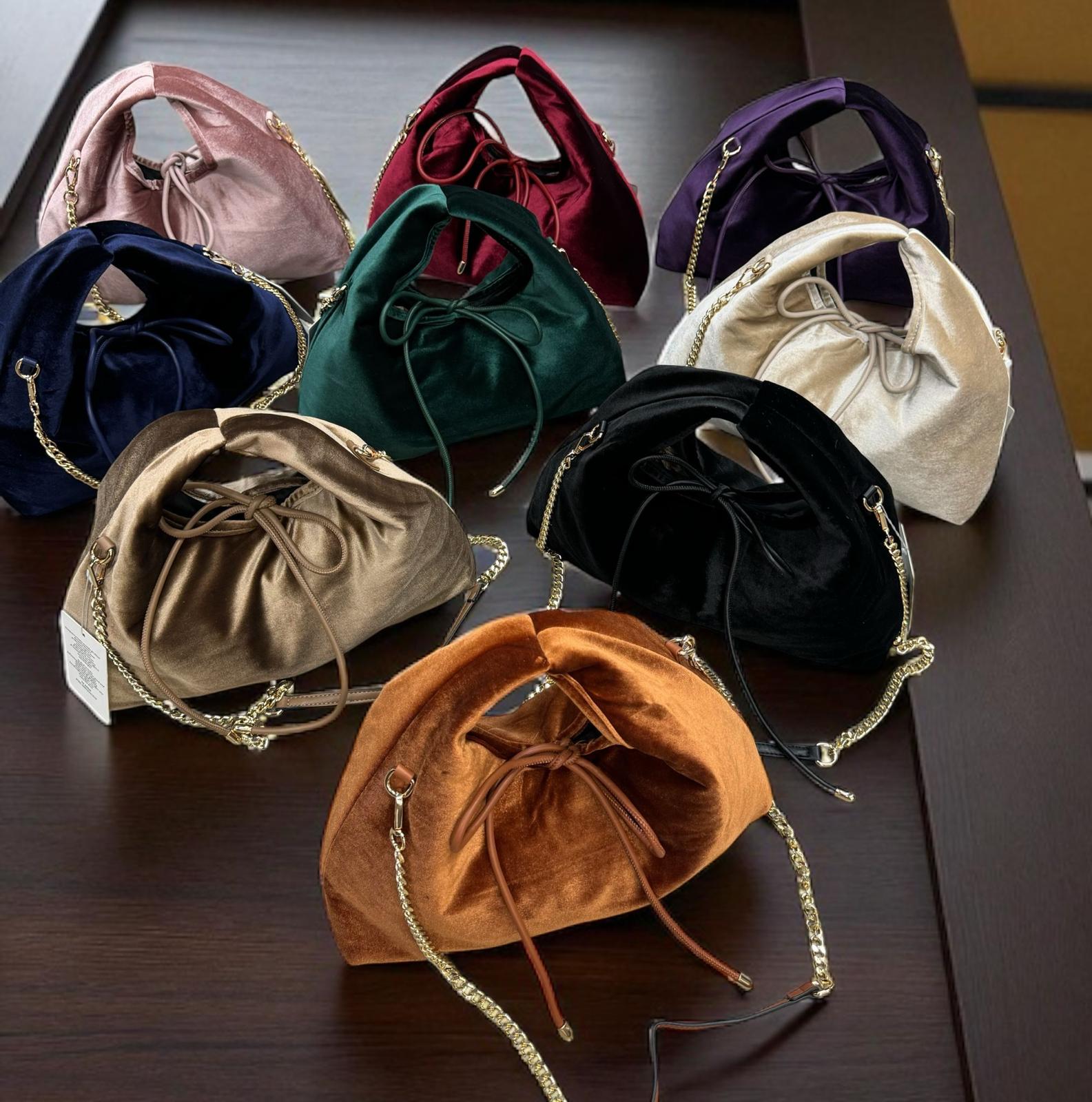 Borsa velluto