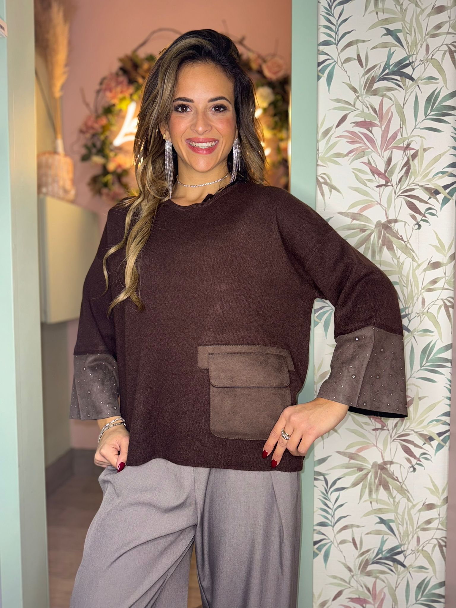 Maglione scatola luxury