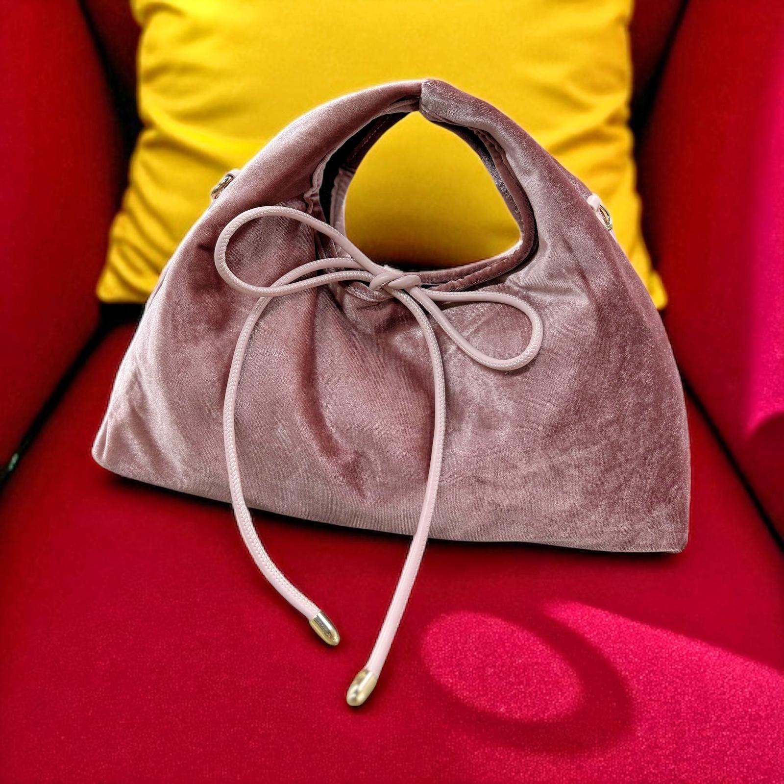 Borsa velluto