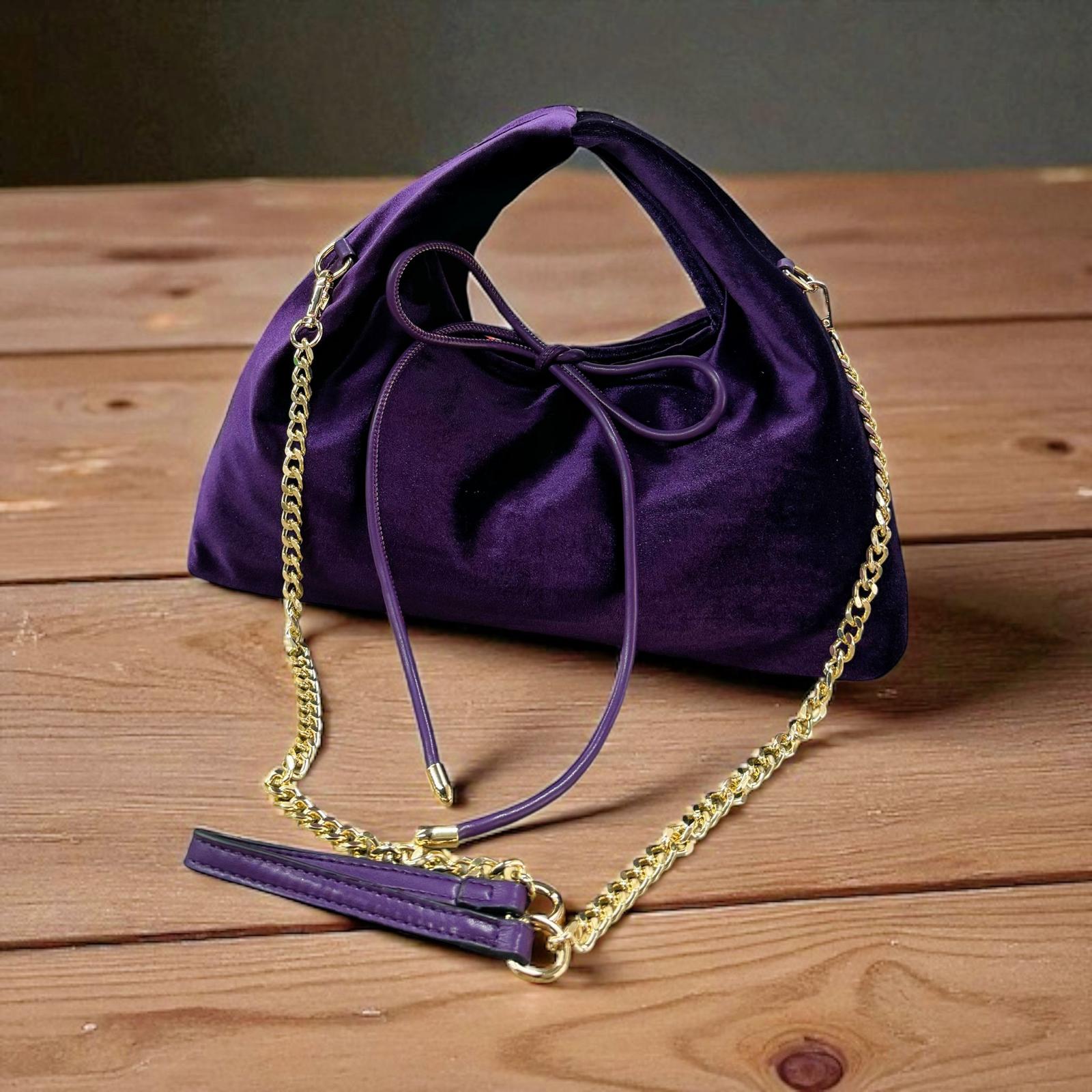 Borsa velluto
