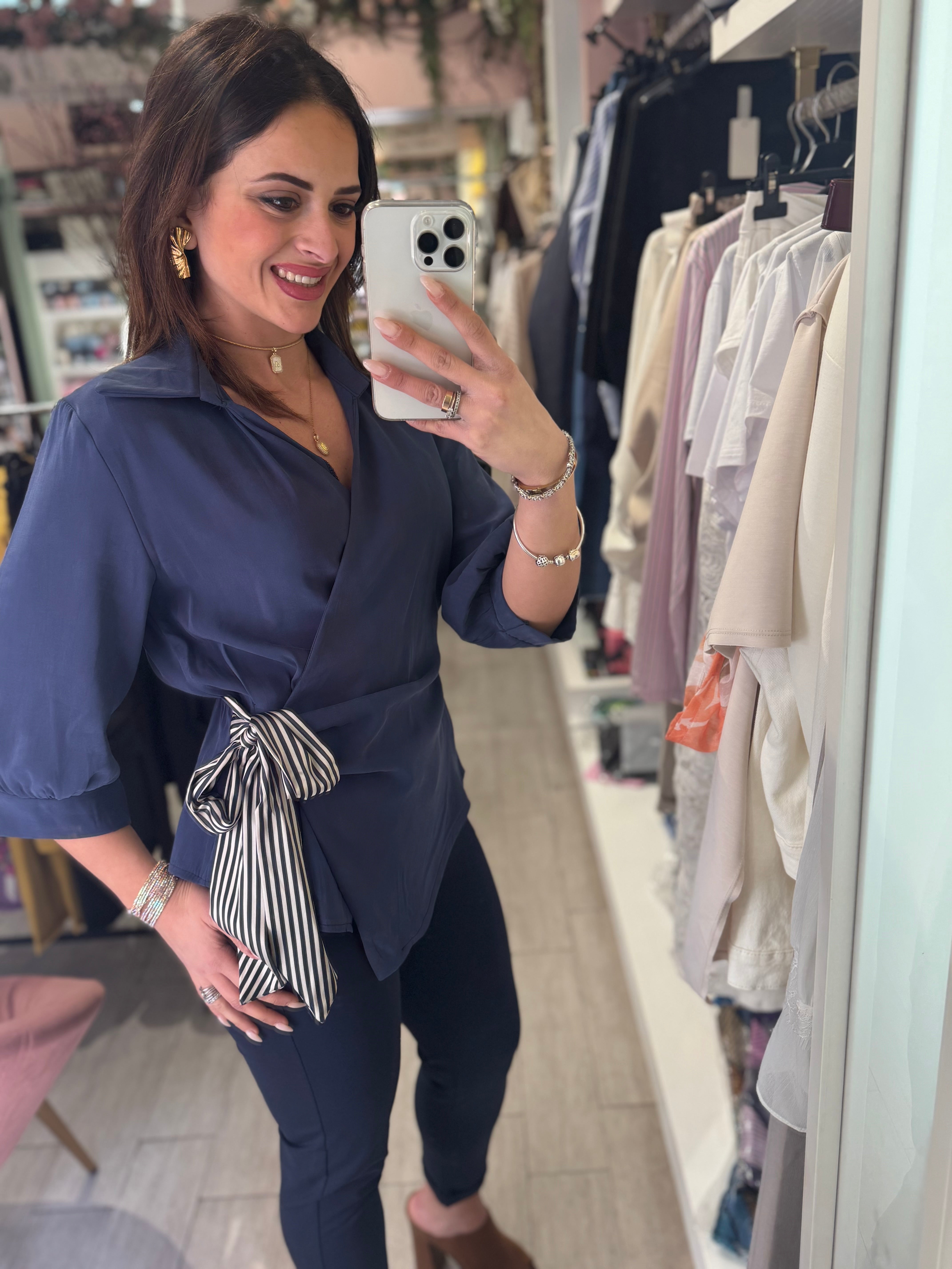 Camicia seta lavata
