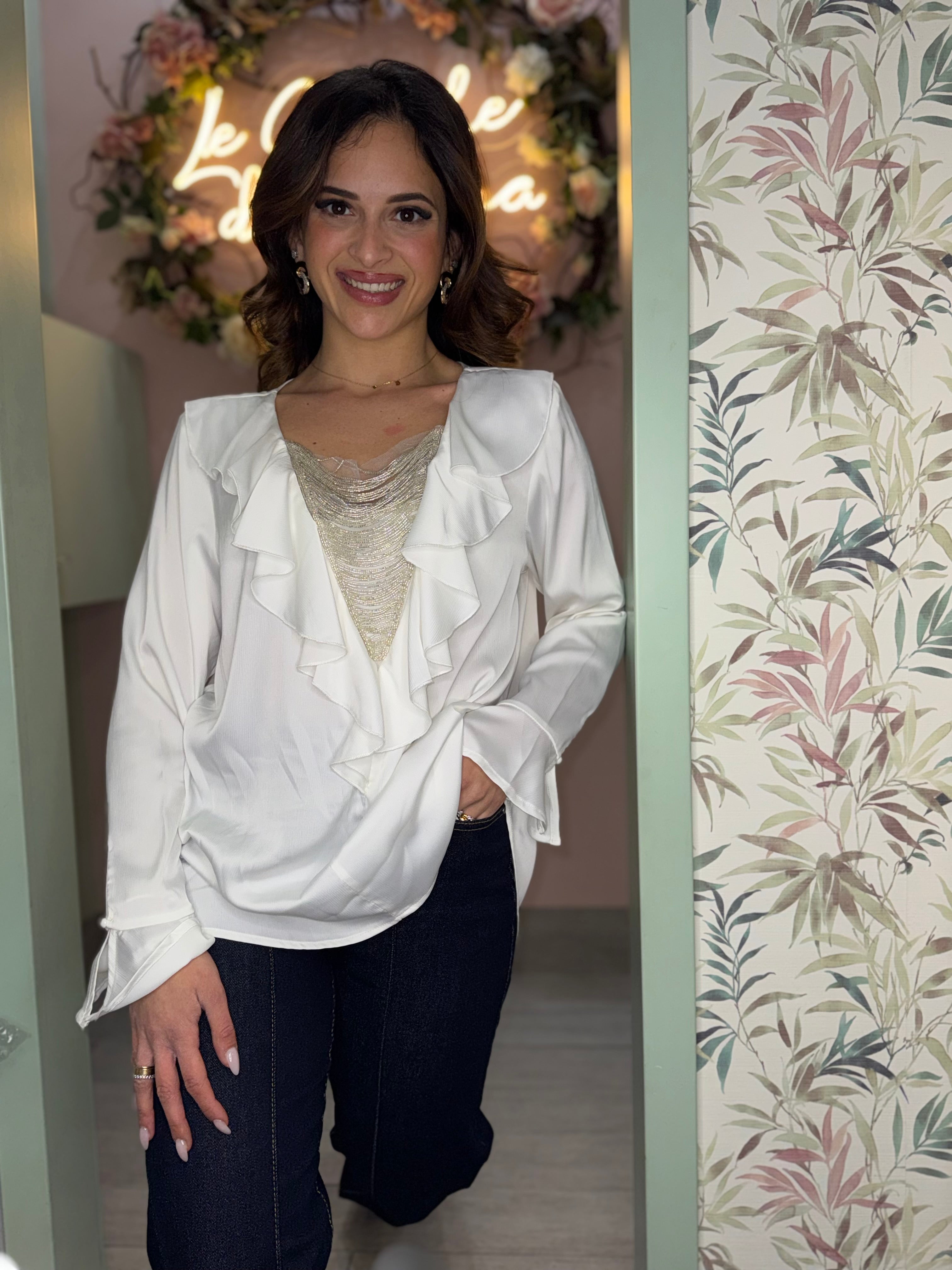 Camicia rouge collana