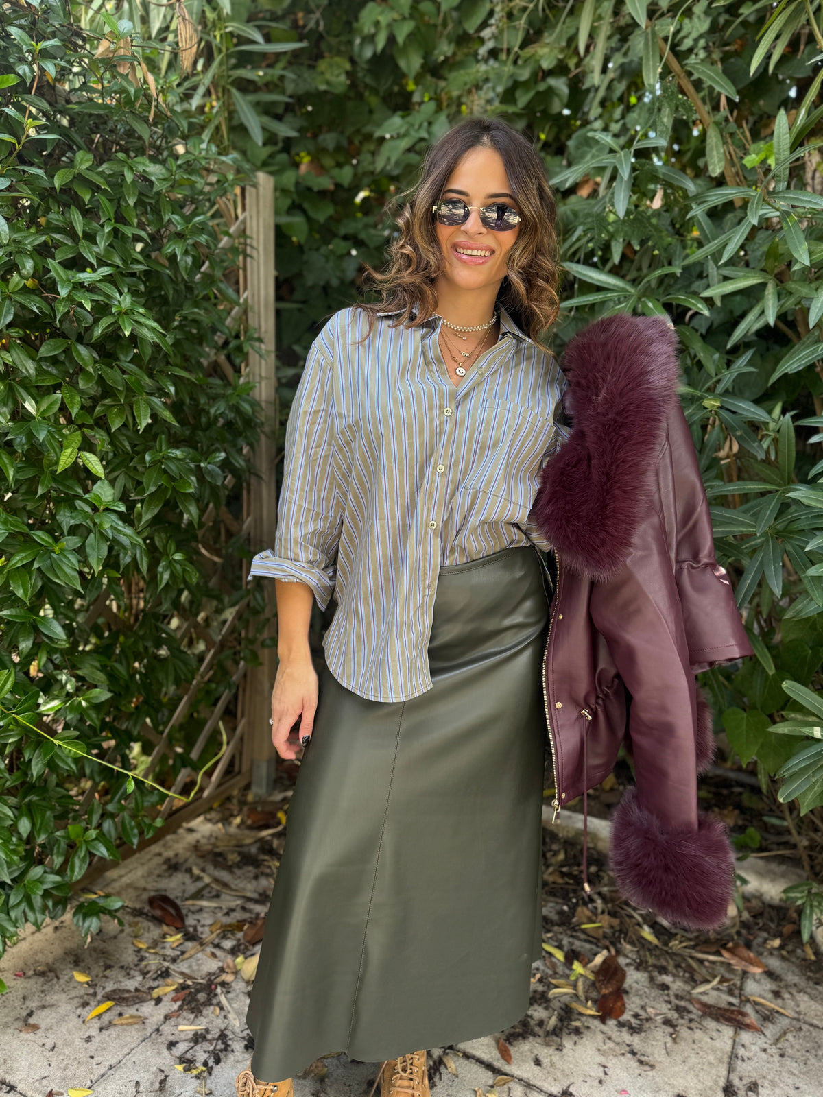 Camicia salvia