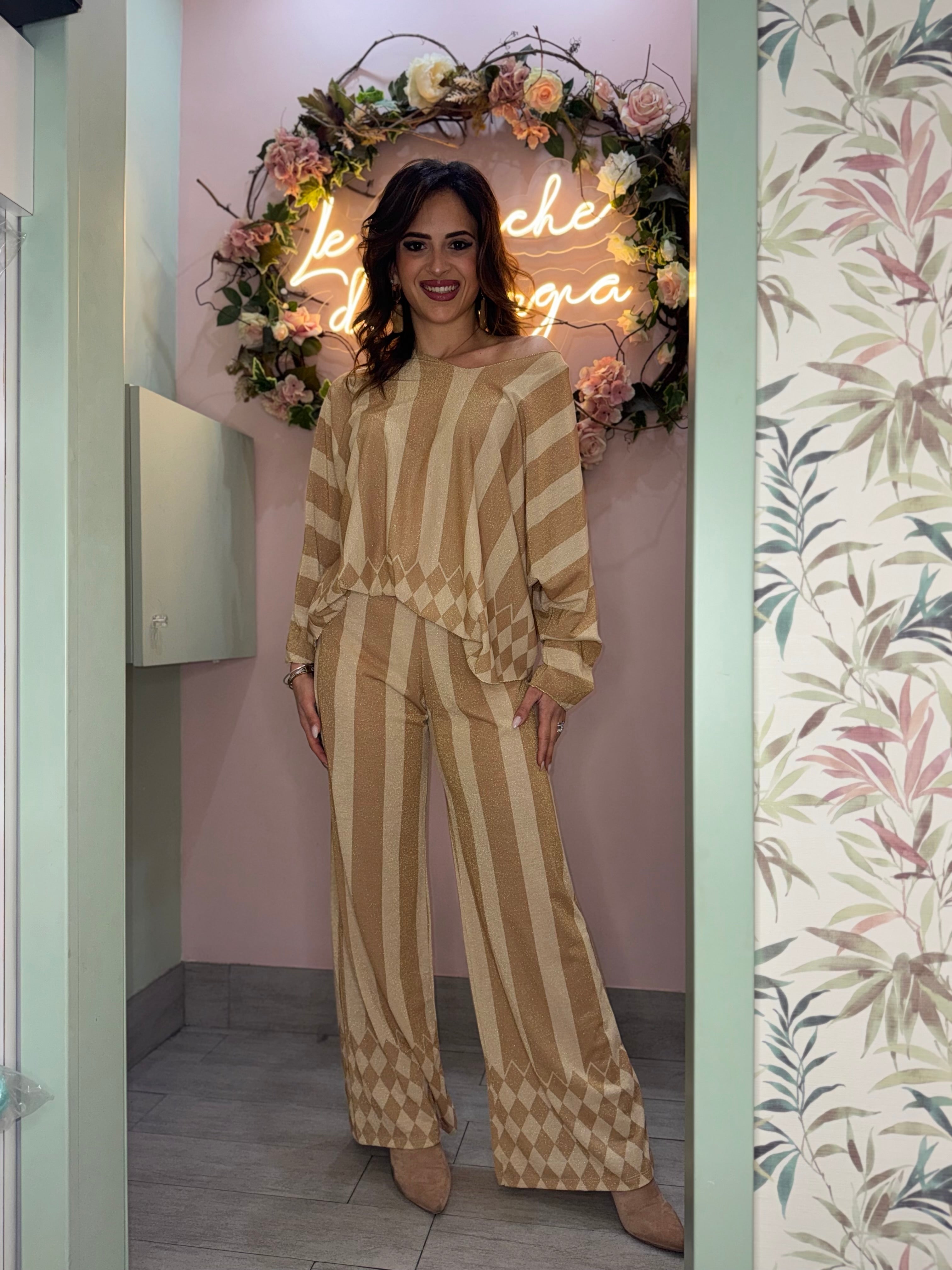 Coordinato ETNICO lurex