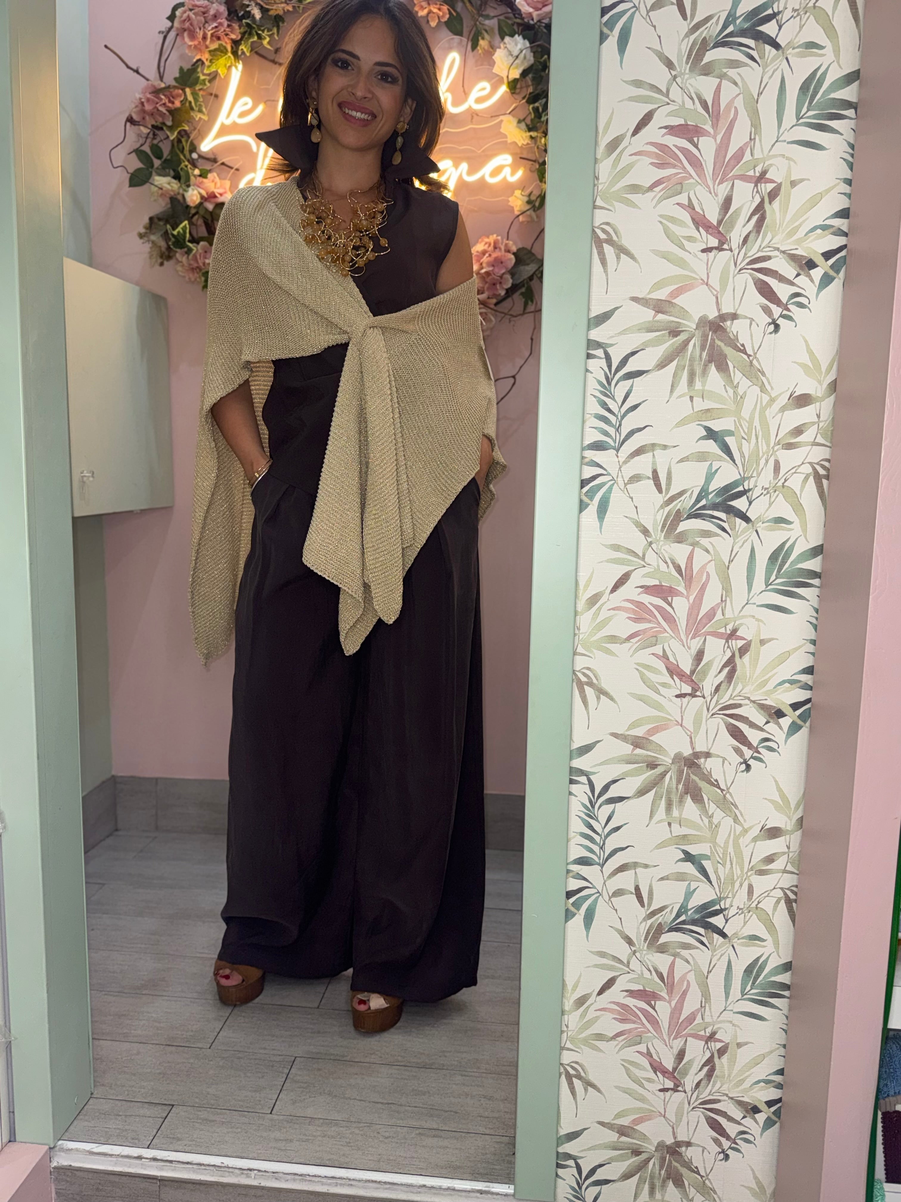 Scialle filo lurex