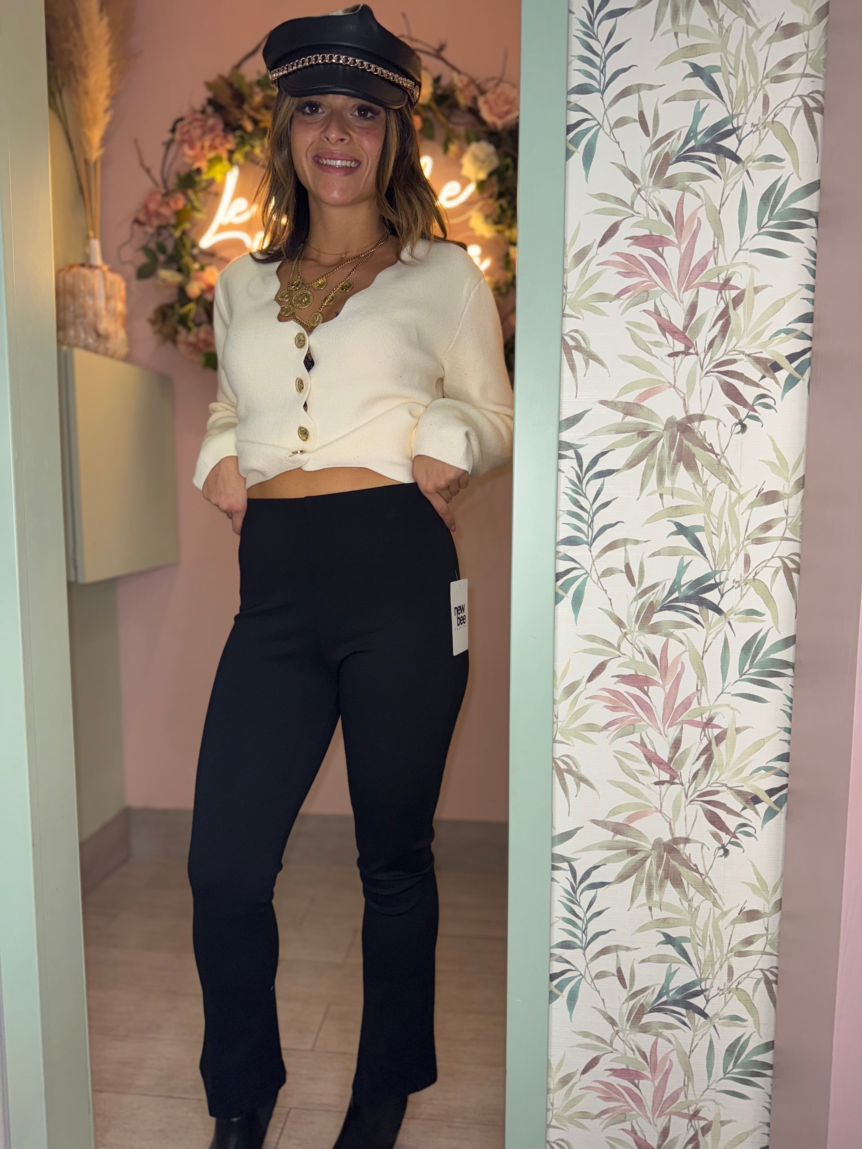 Pantalone classico elastico