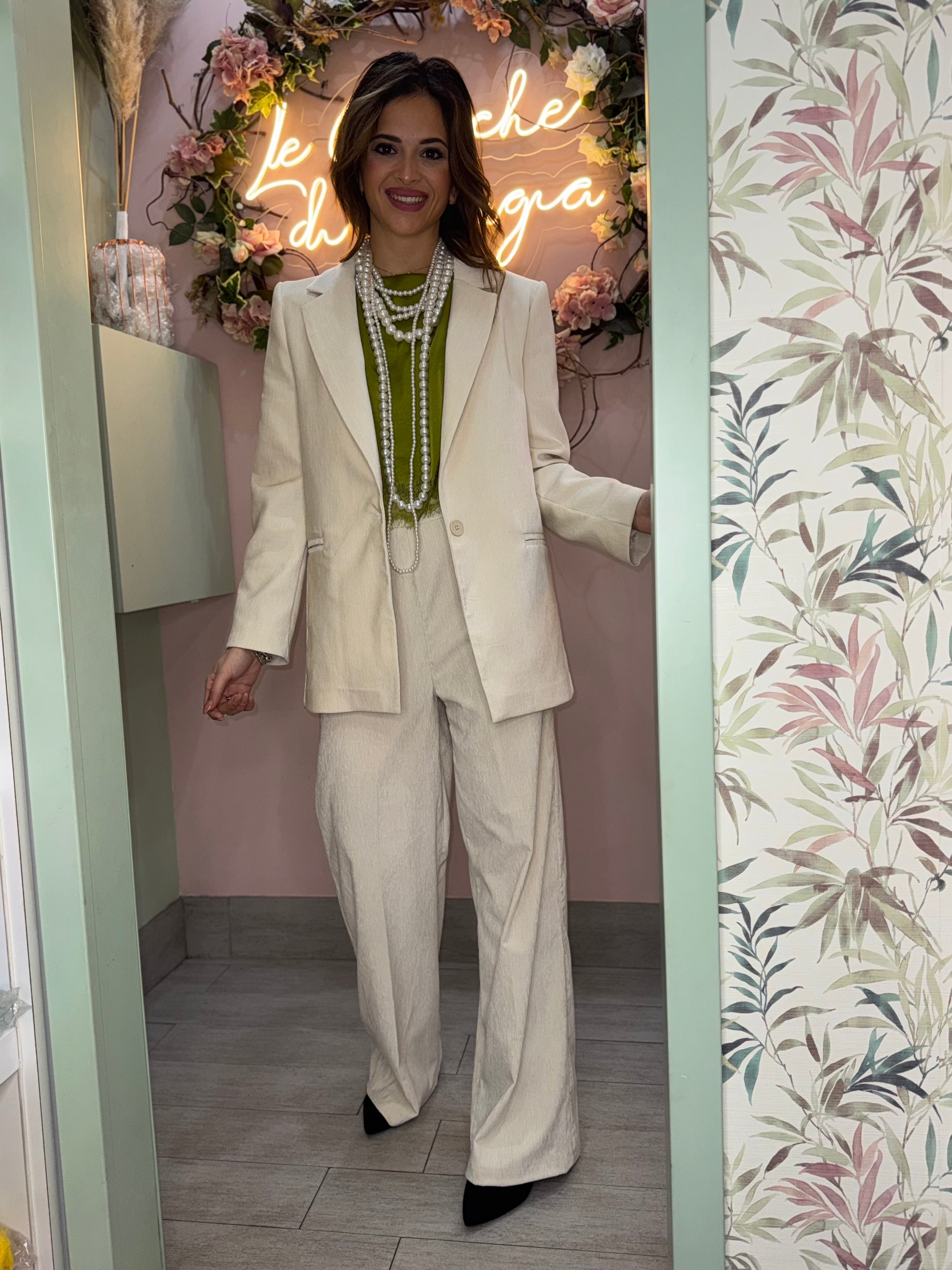 Tailleur velluto simply