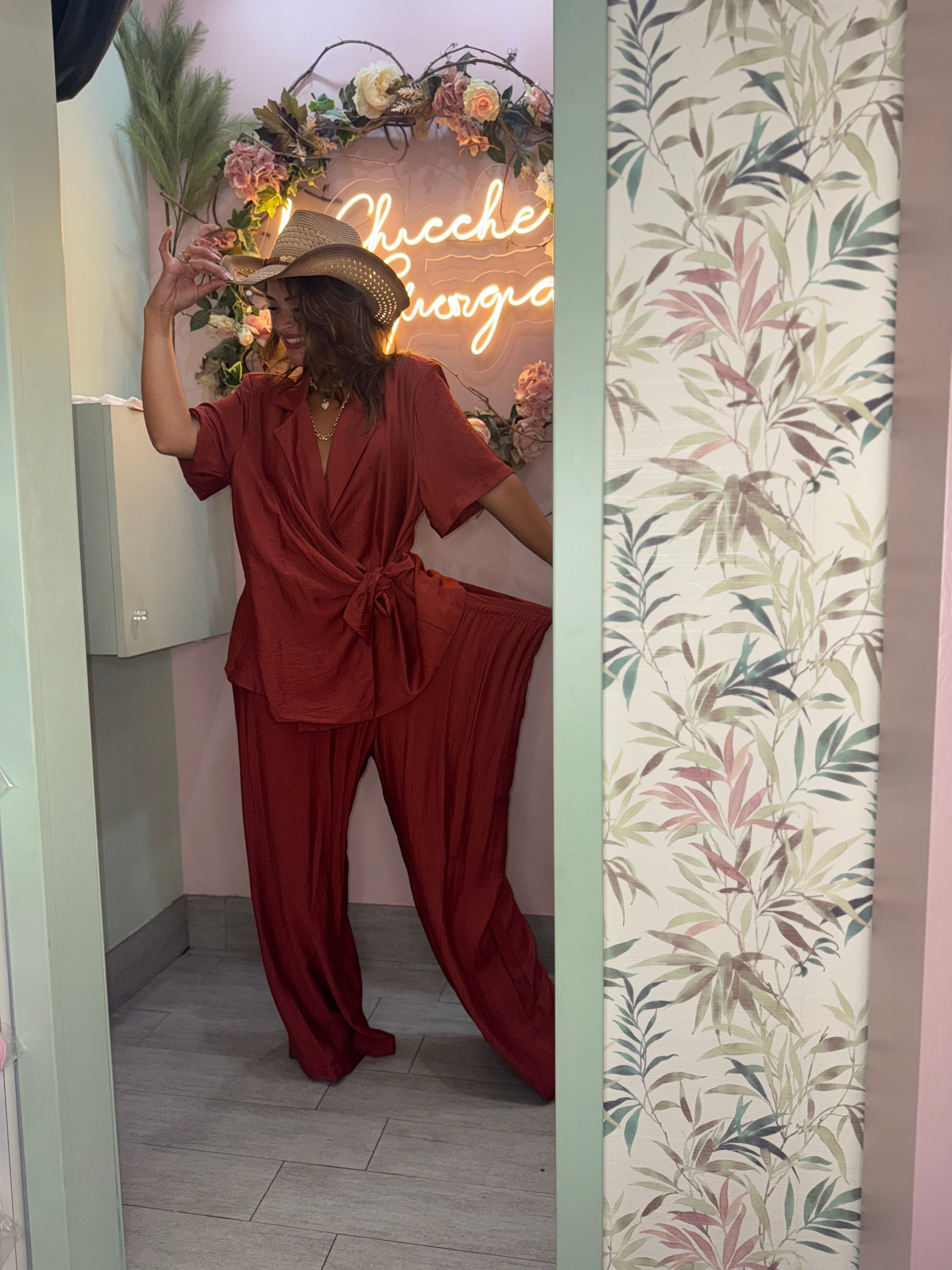 Coordinato CURVY terracotta