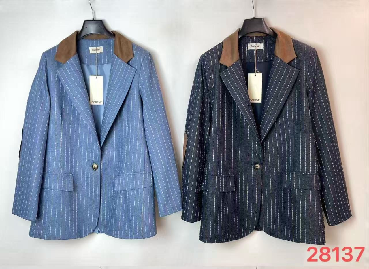 Tailleur jeans gessato