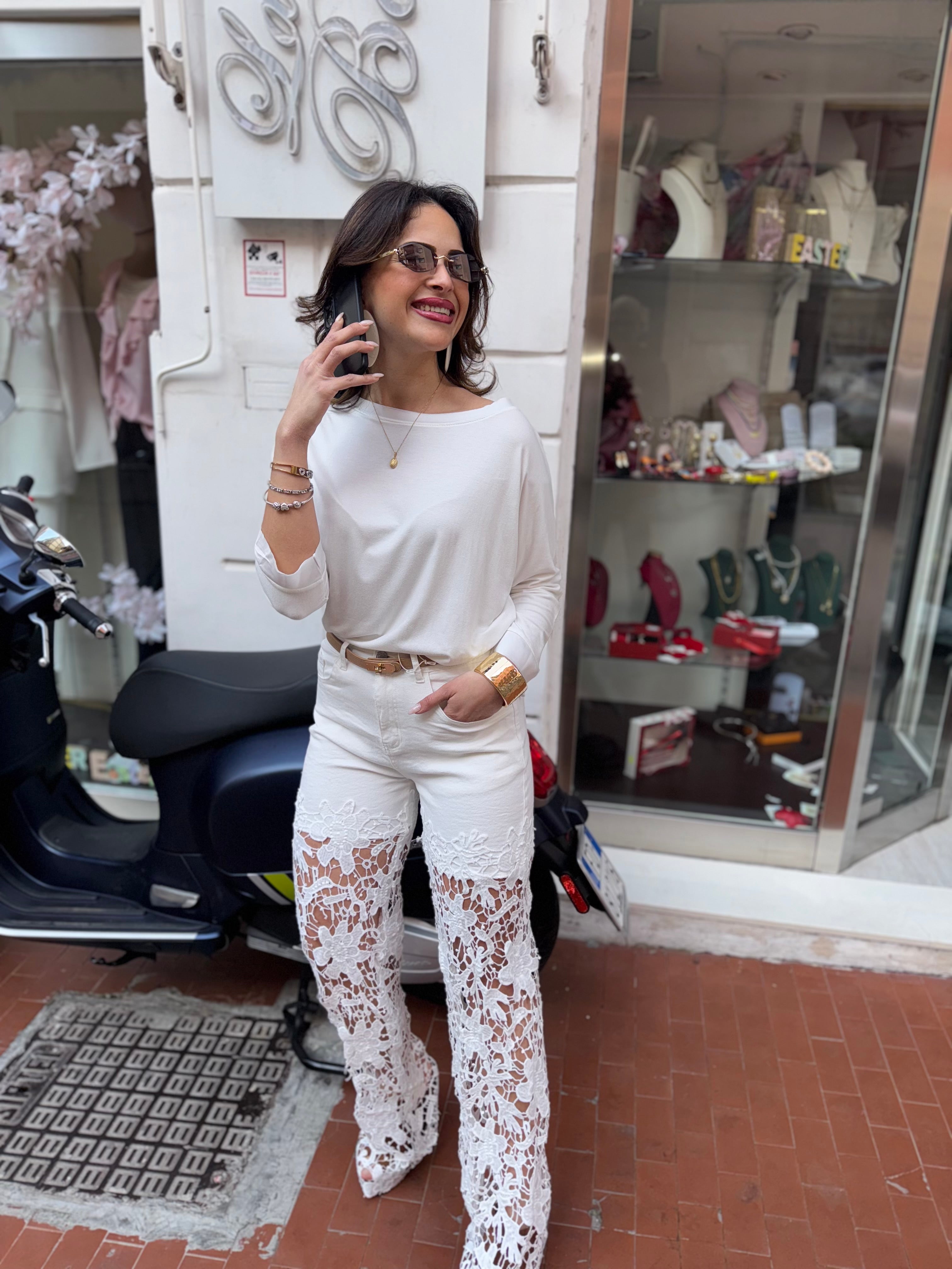 Pantalone macrame