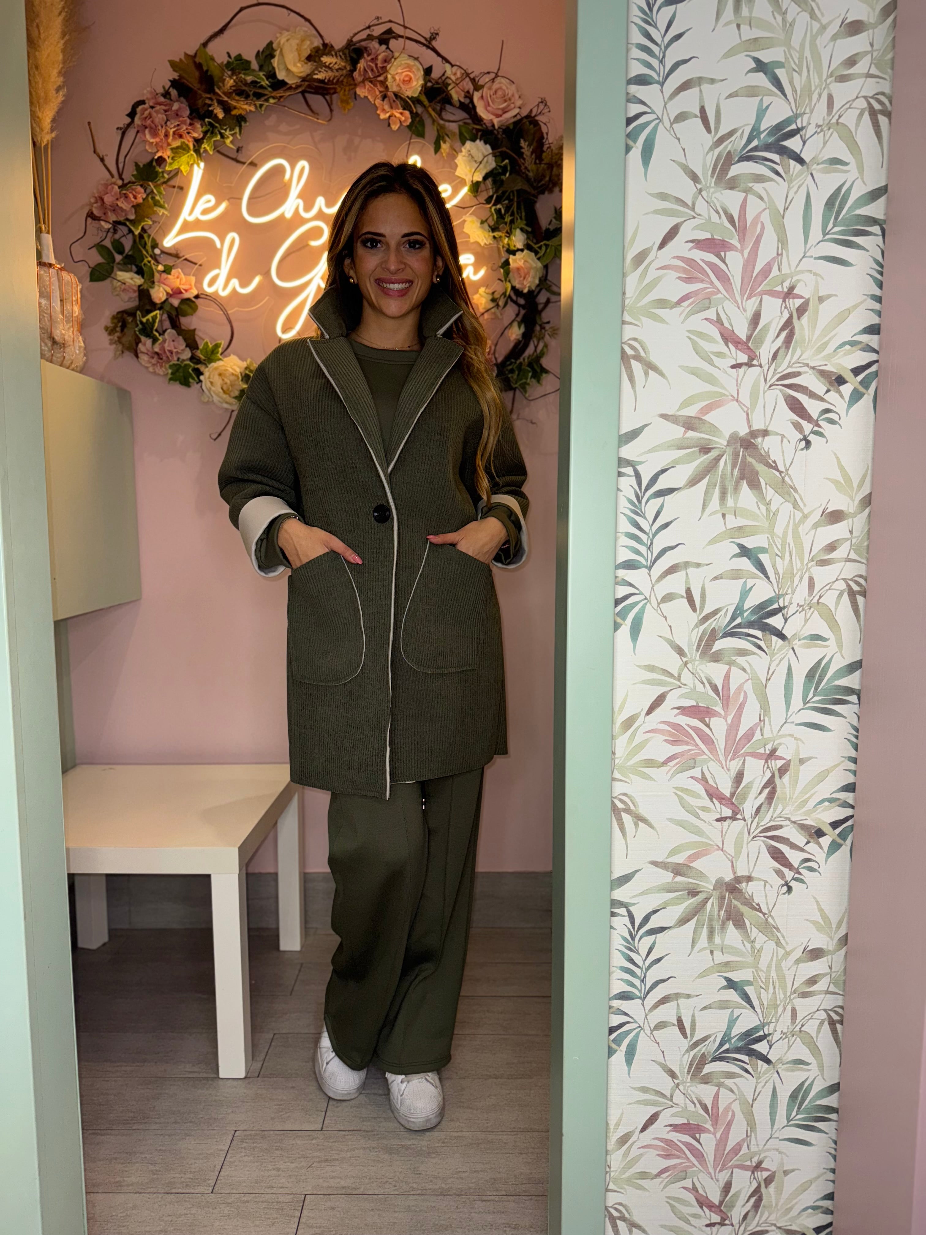 Cappottino costine velluto