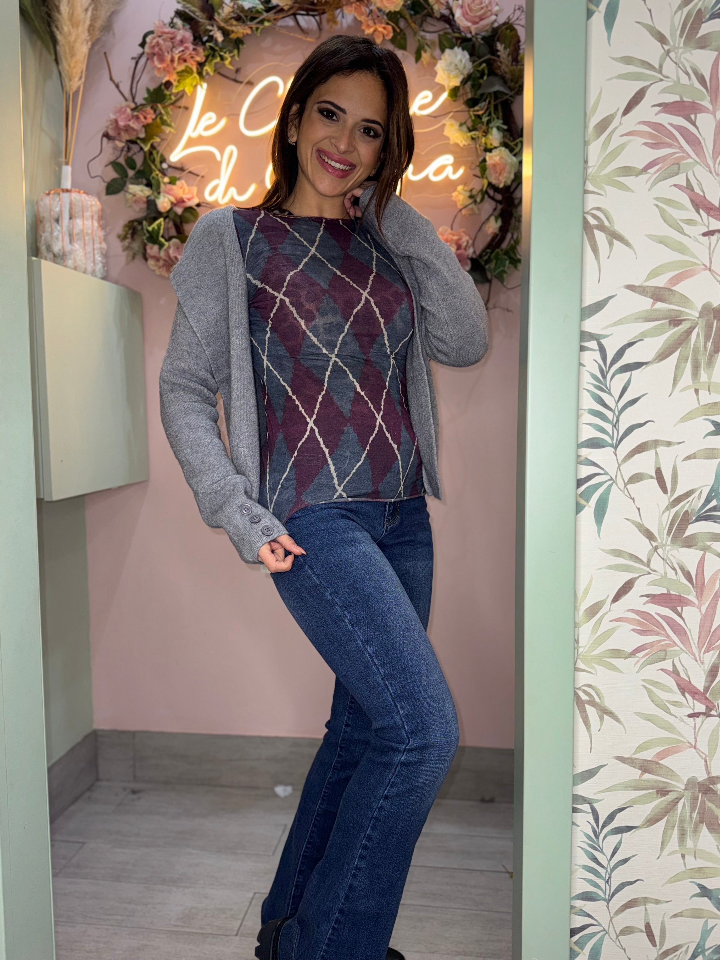 Misto cashmere rombo