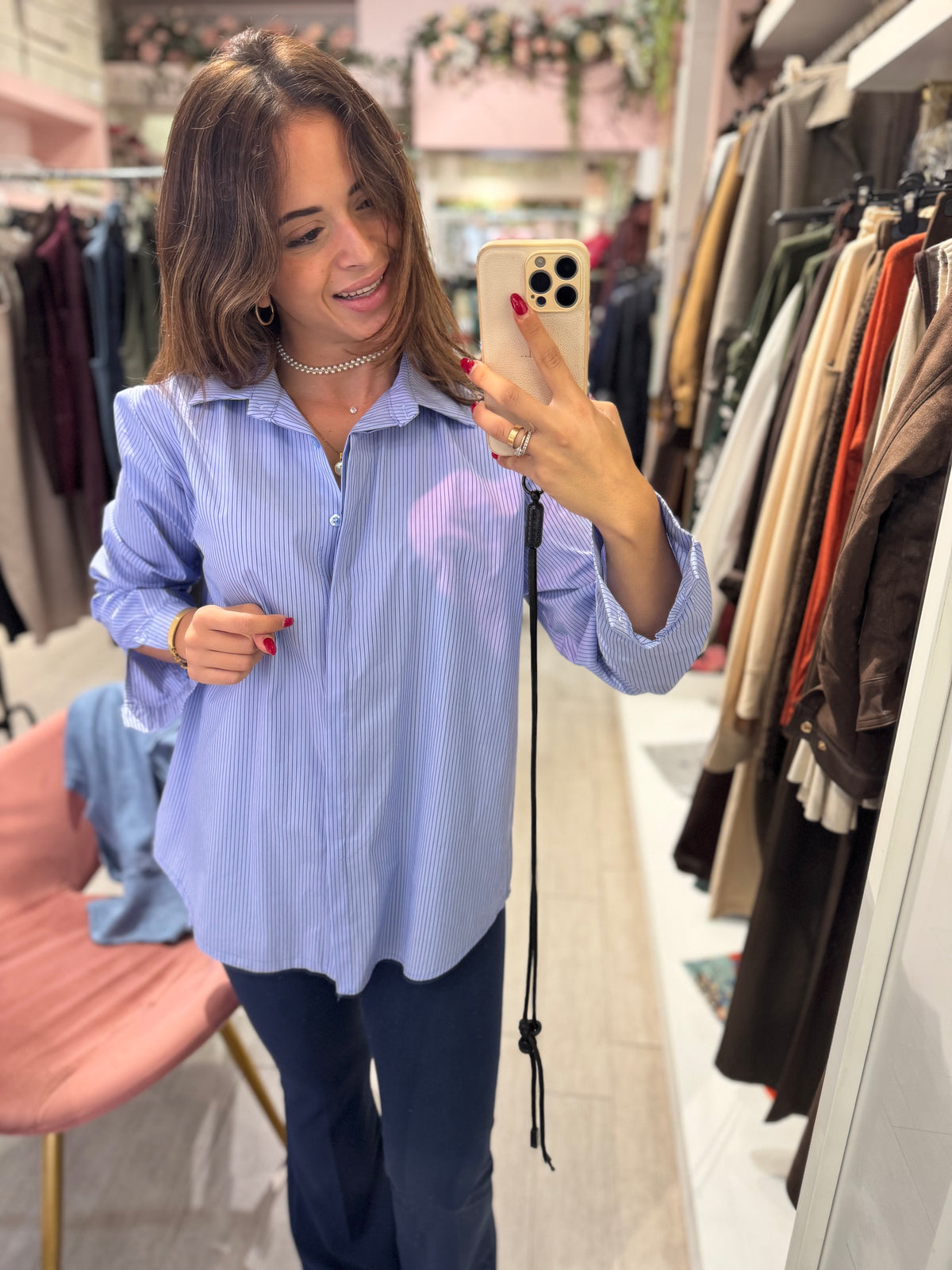 Camicia mini riga