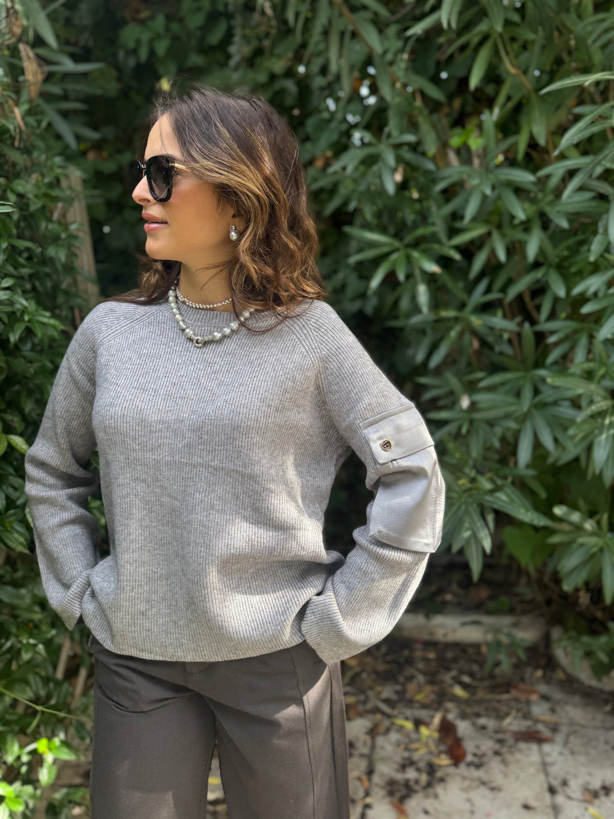 Maglione tasca