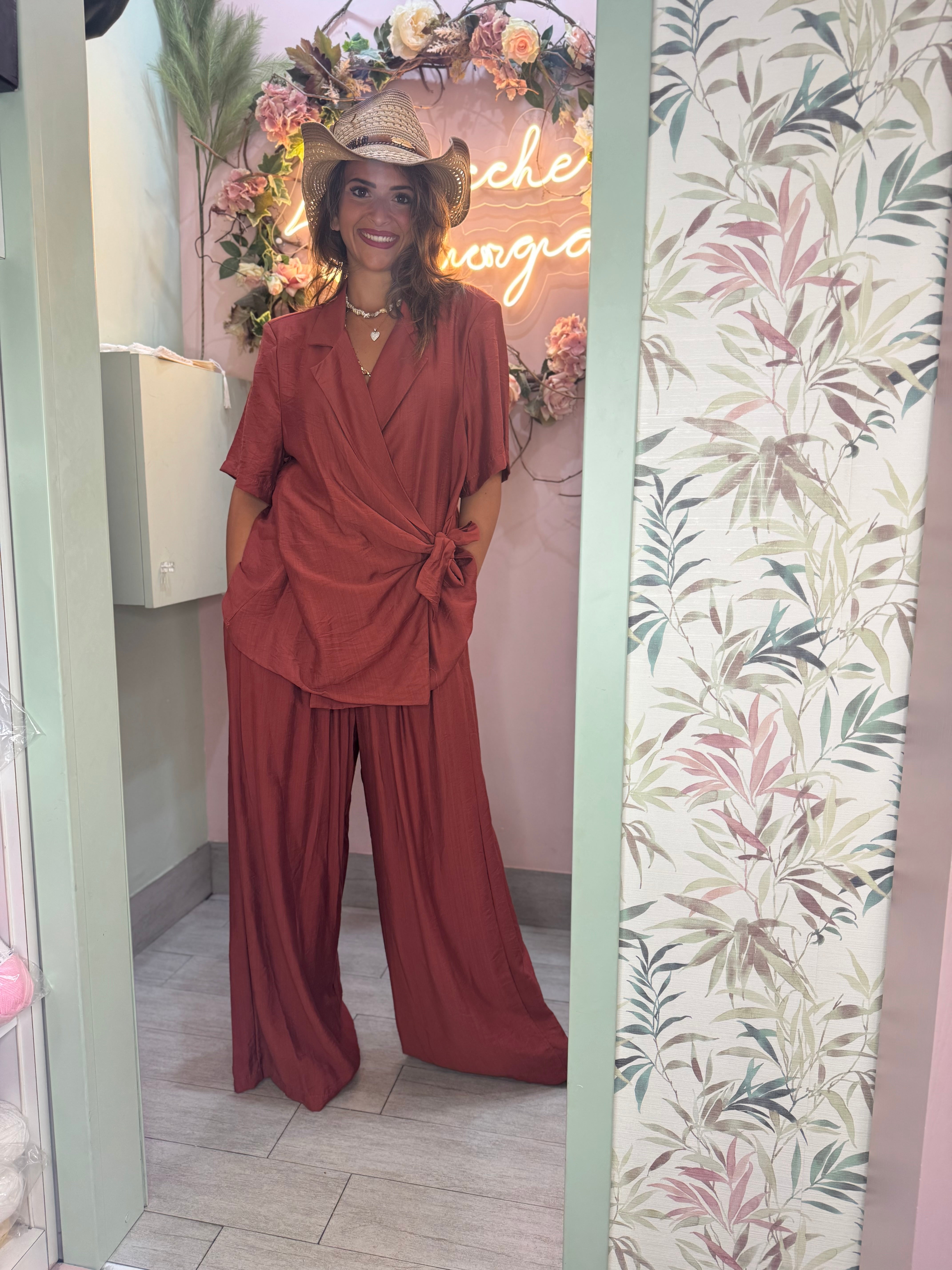 Coordinato CURVY terracotta