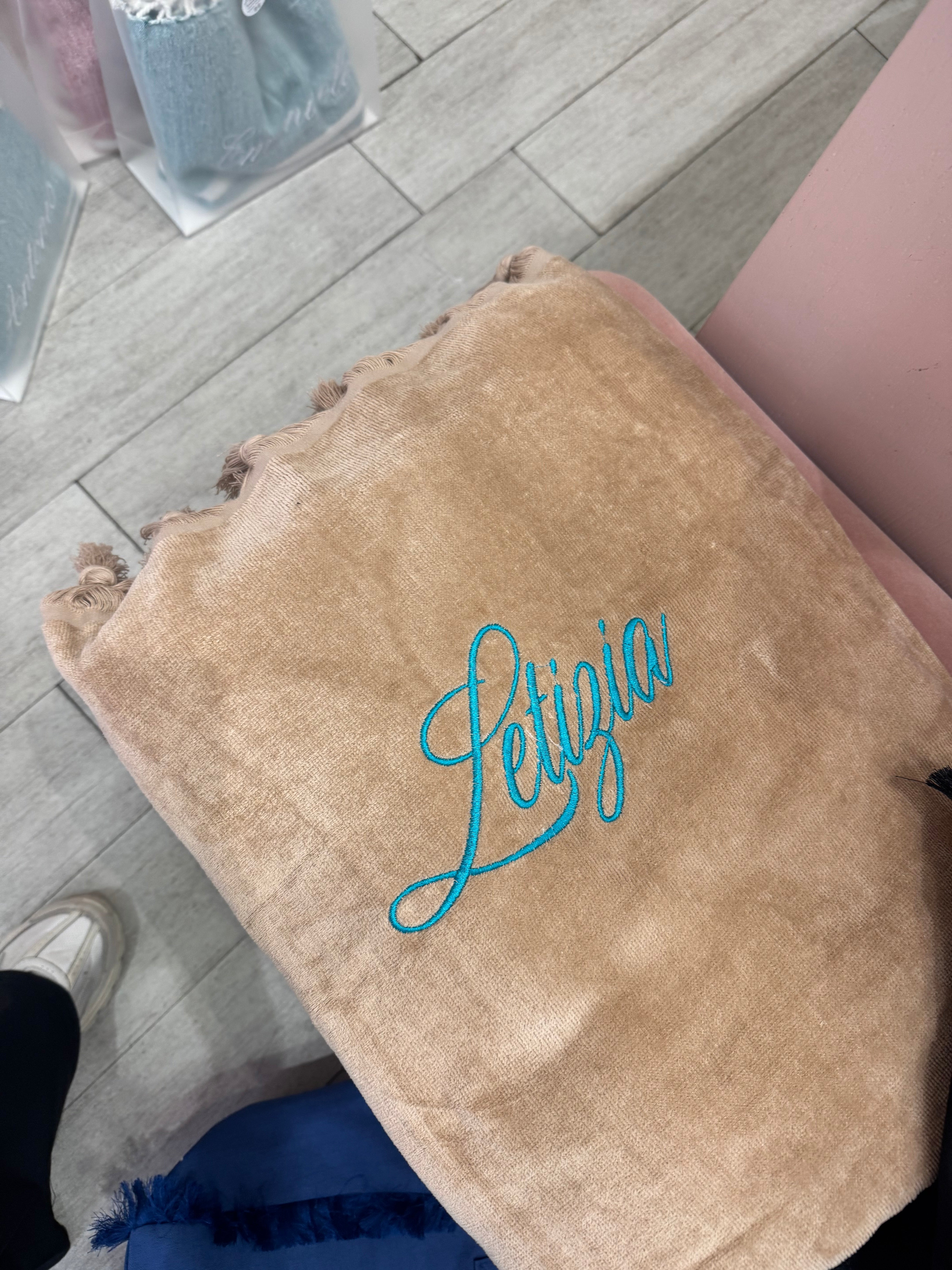 Telo mare spugna personalizzato