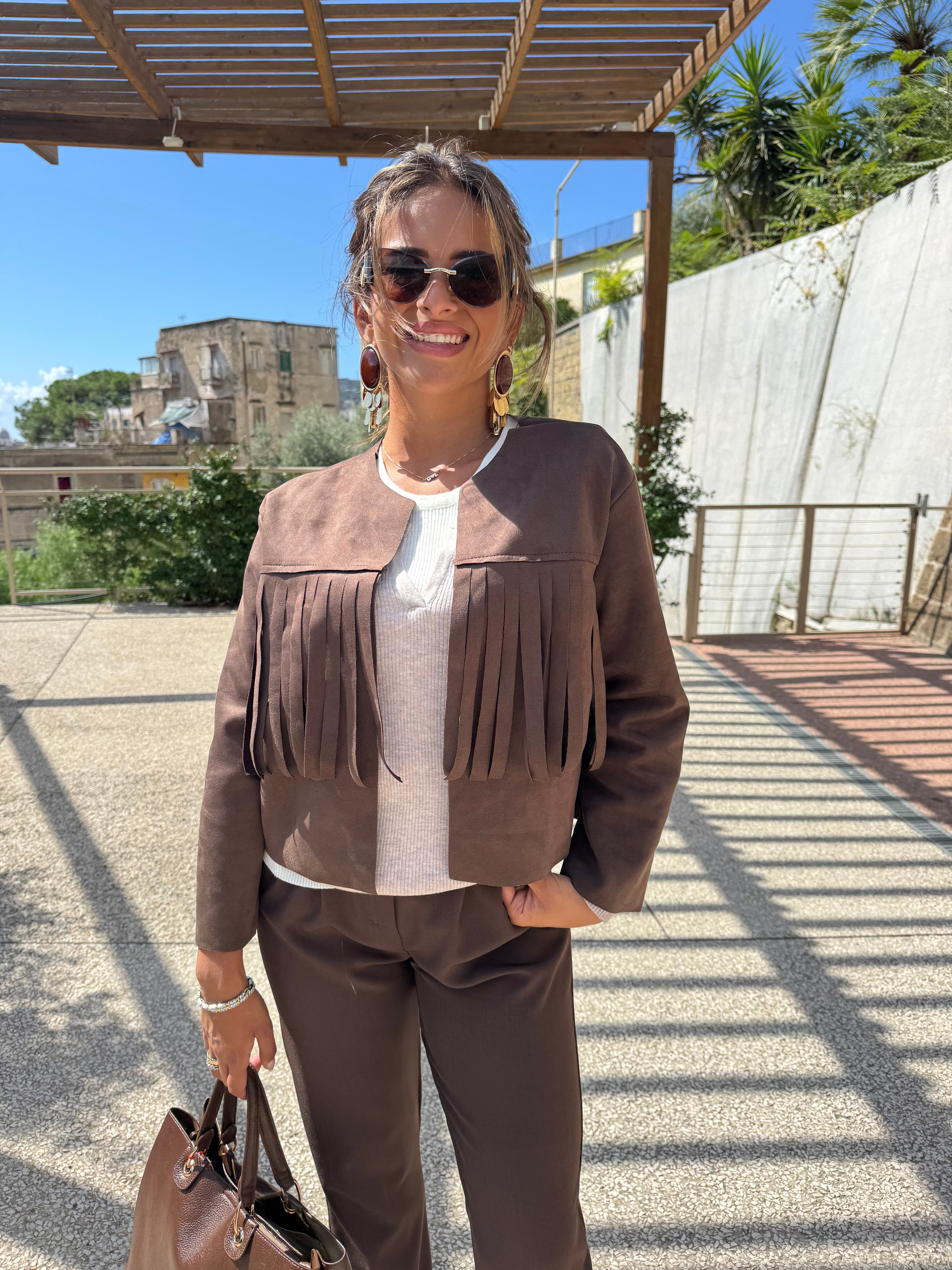 Giacca frangia