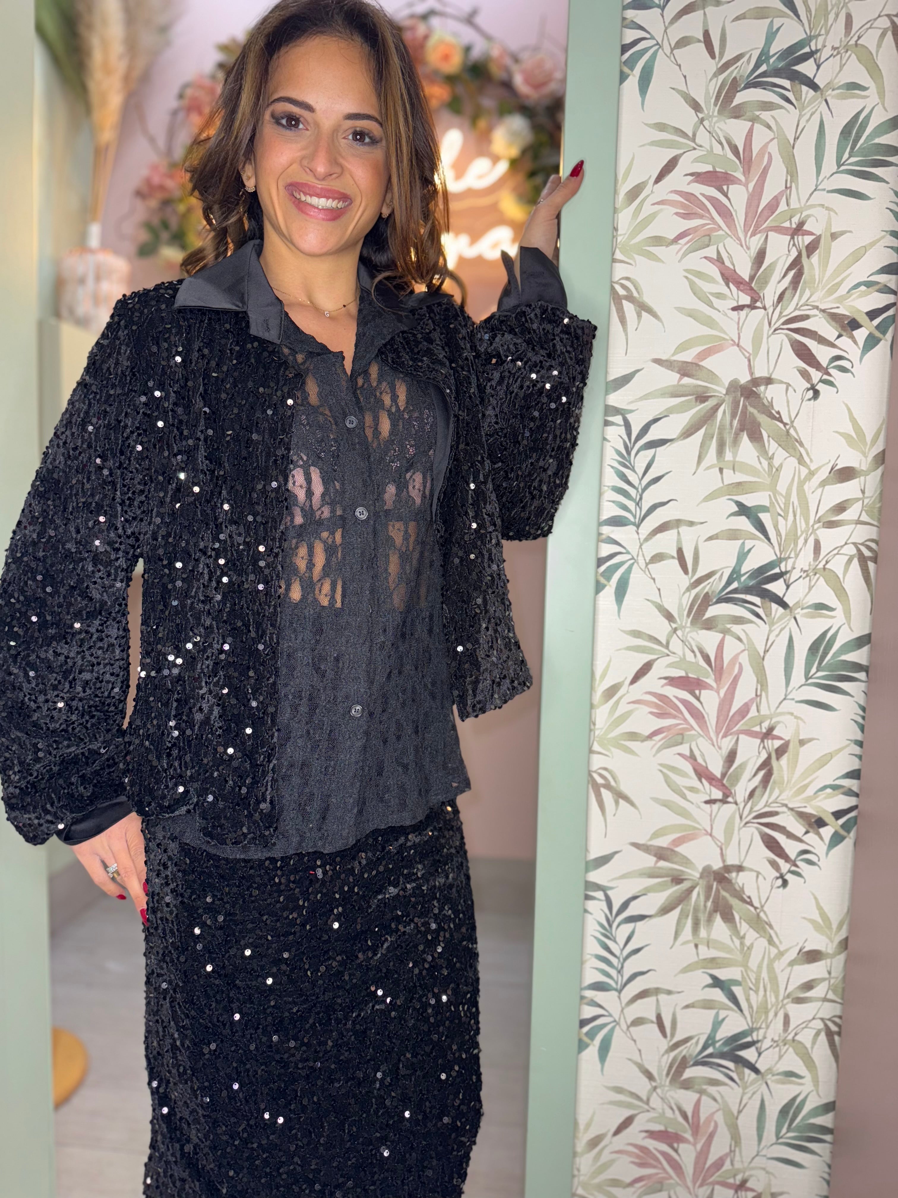 Coordinato palliettes