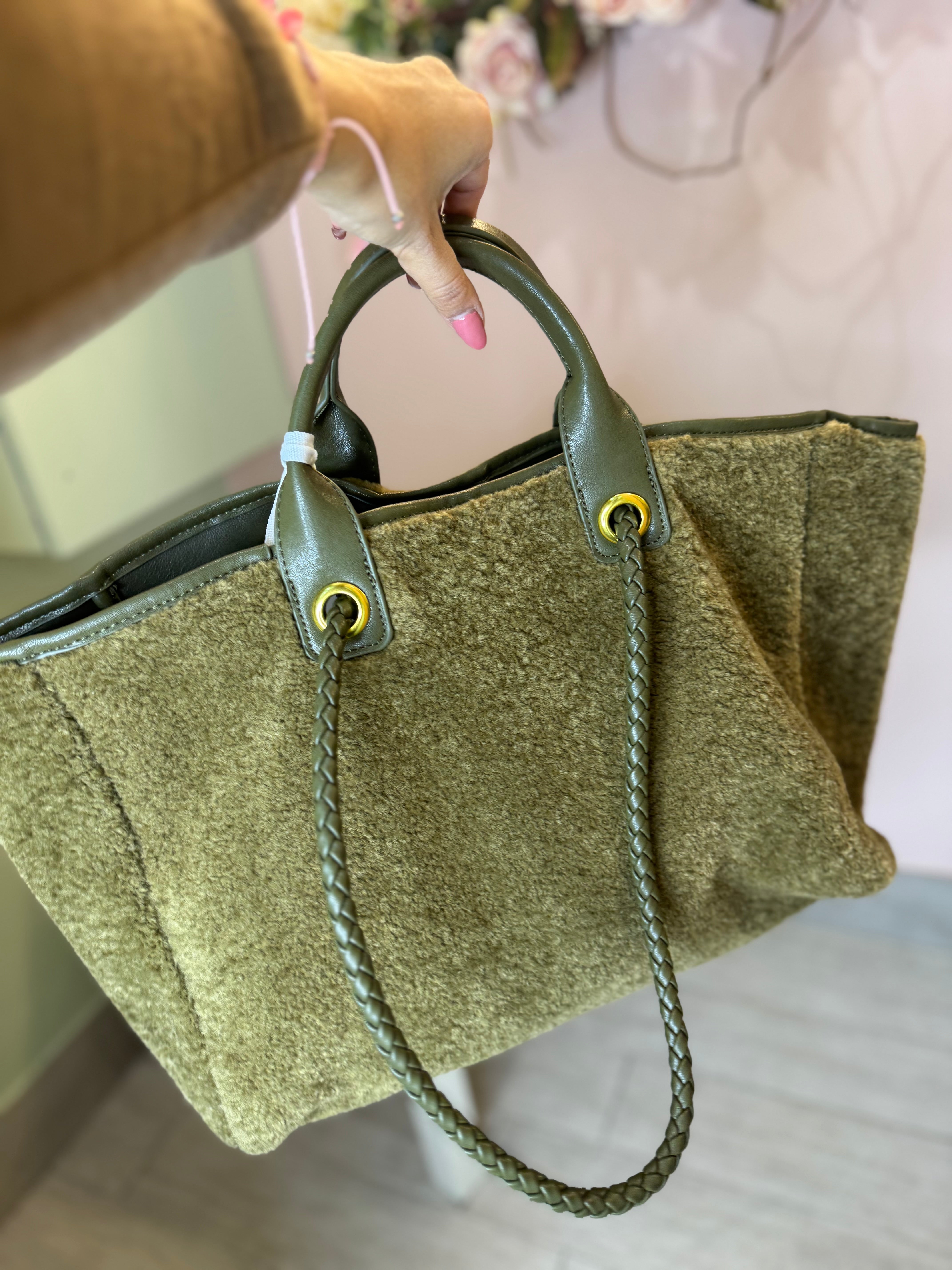 Borsa verde buoble