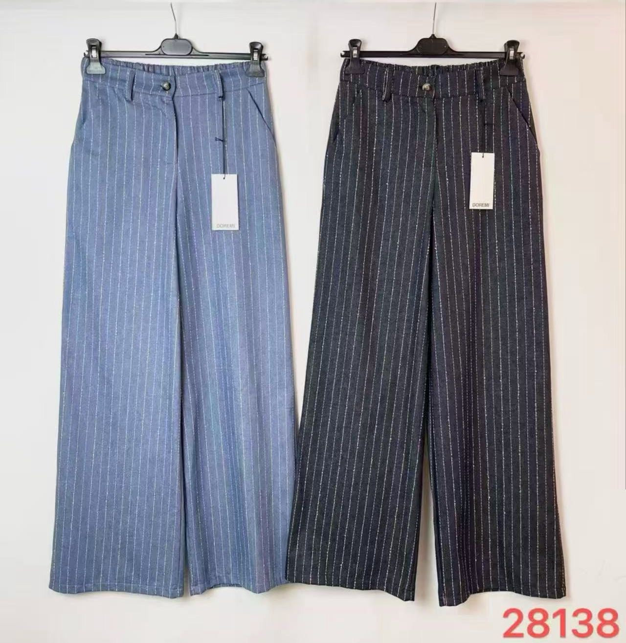 Tailleur jeans gessato
