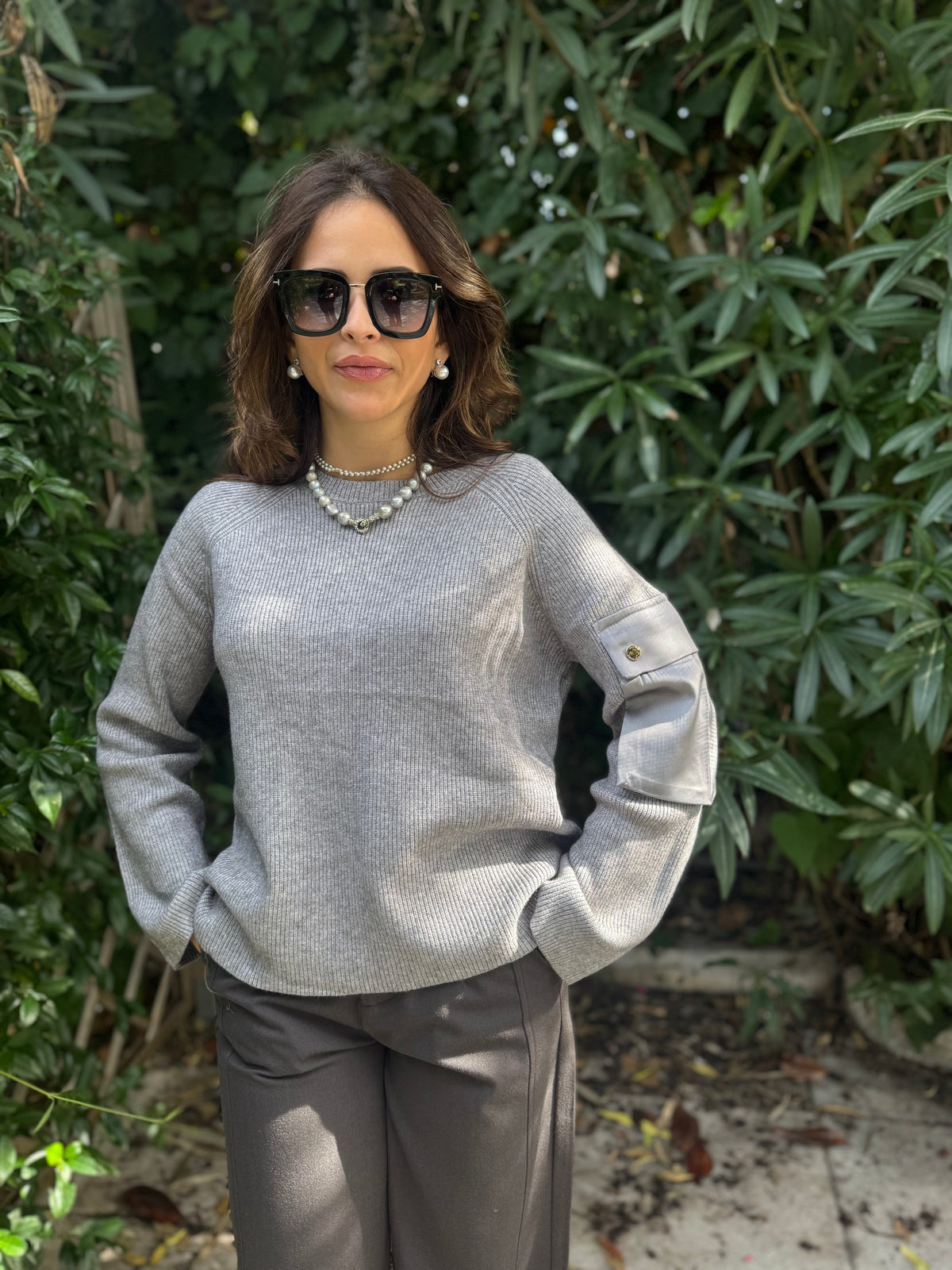 Maglione tasca