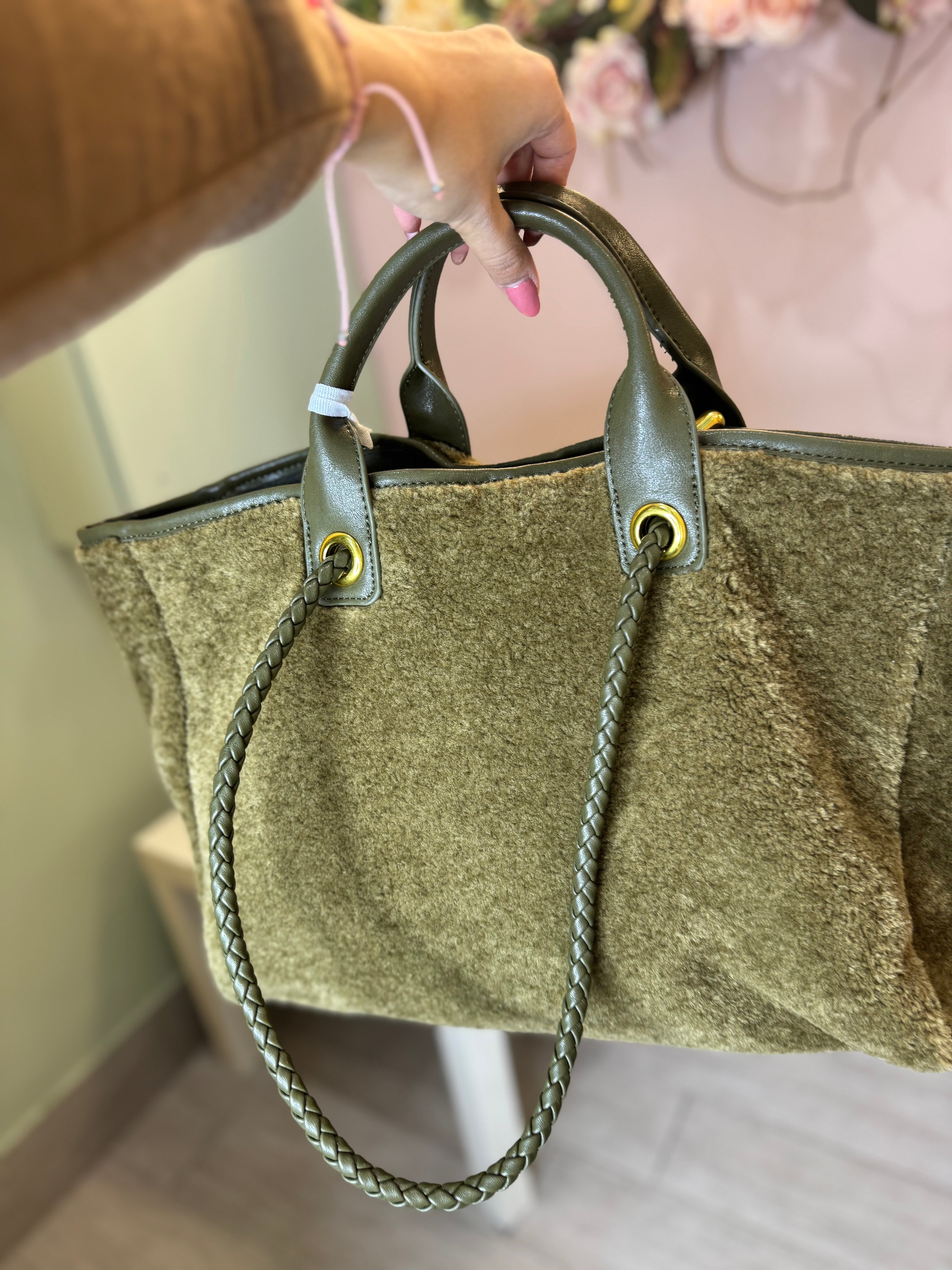 Borsa verde buoble
