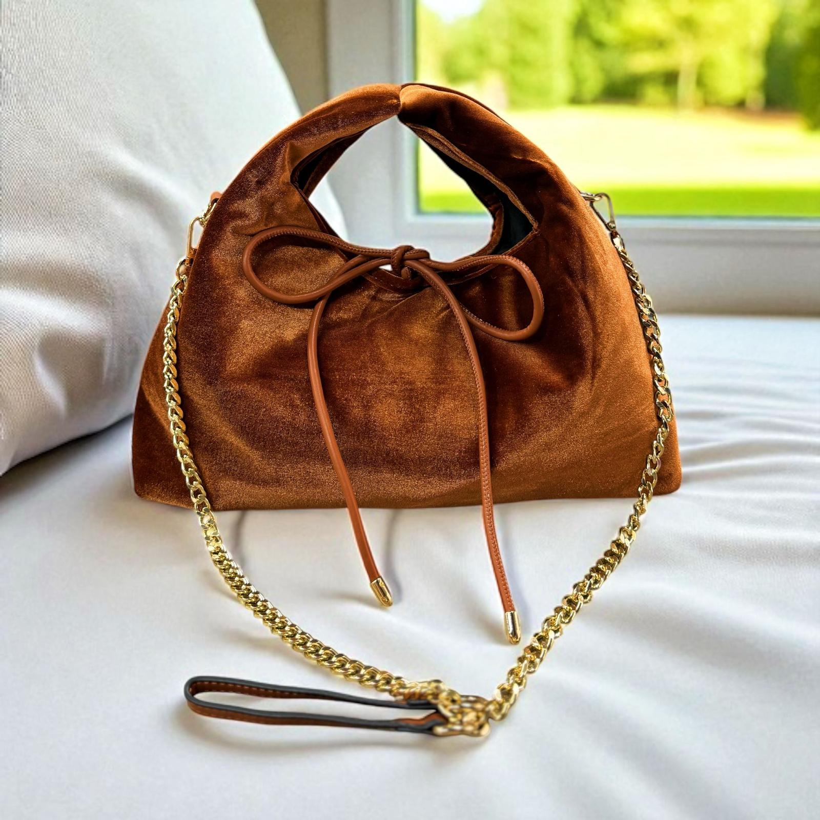 Borsa velluto