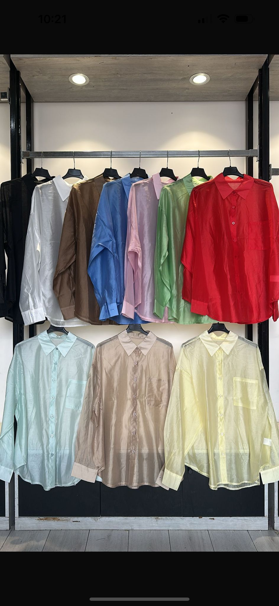 Camicia Pastel Organza