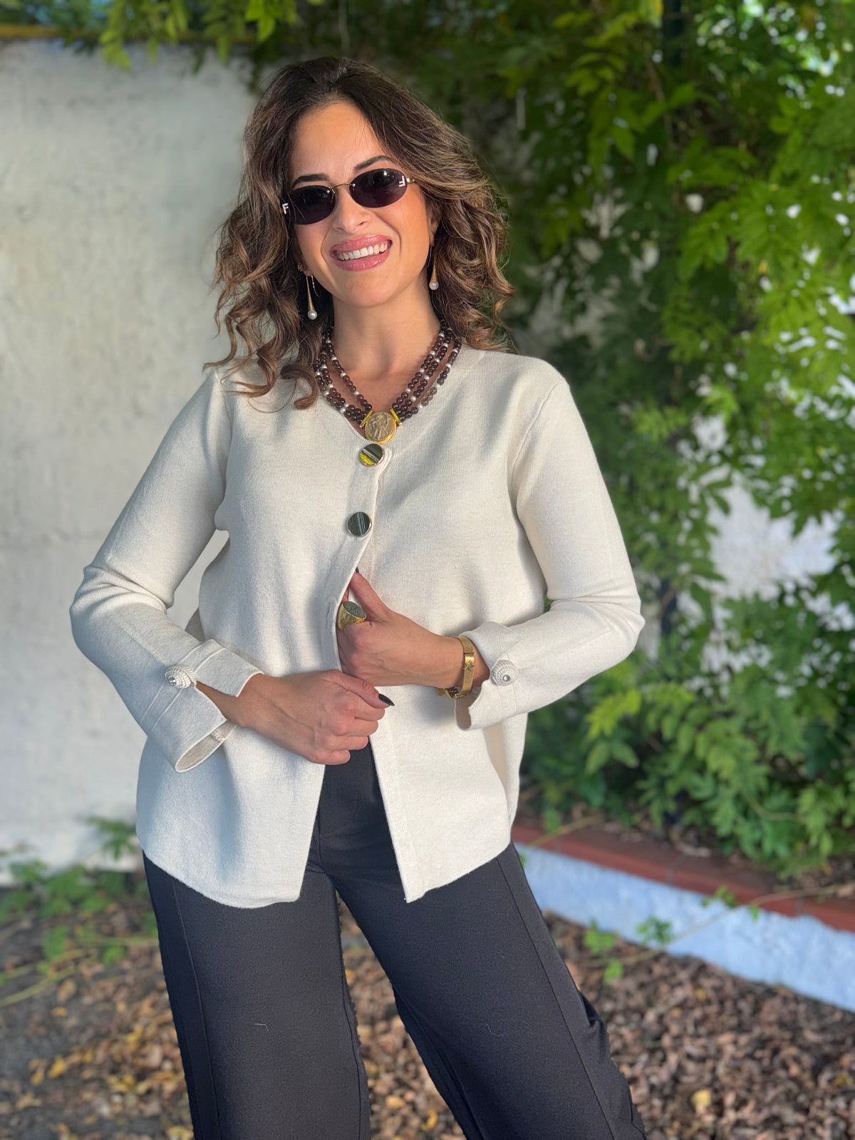 Cardigan viola