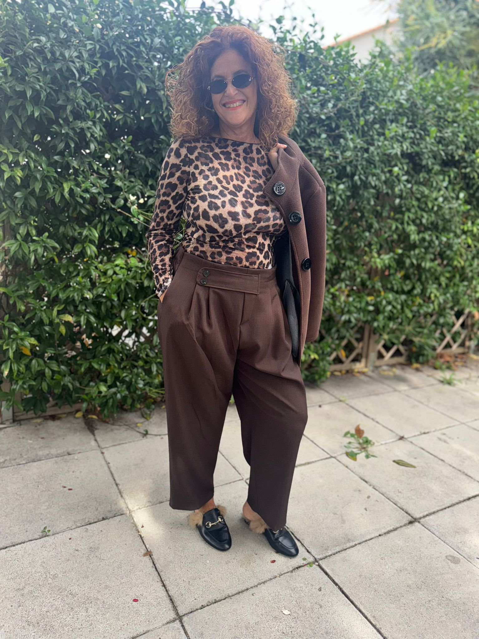 Pantalone capri ballon curvy